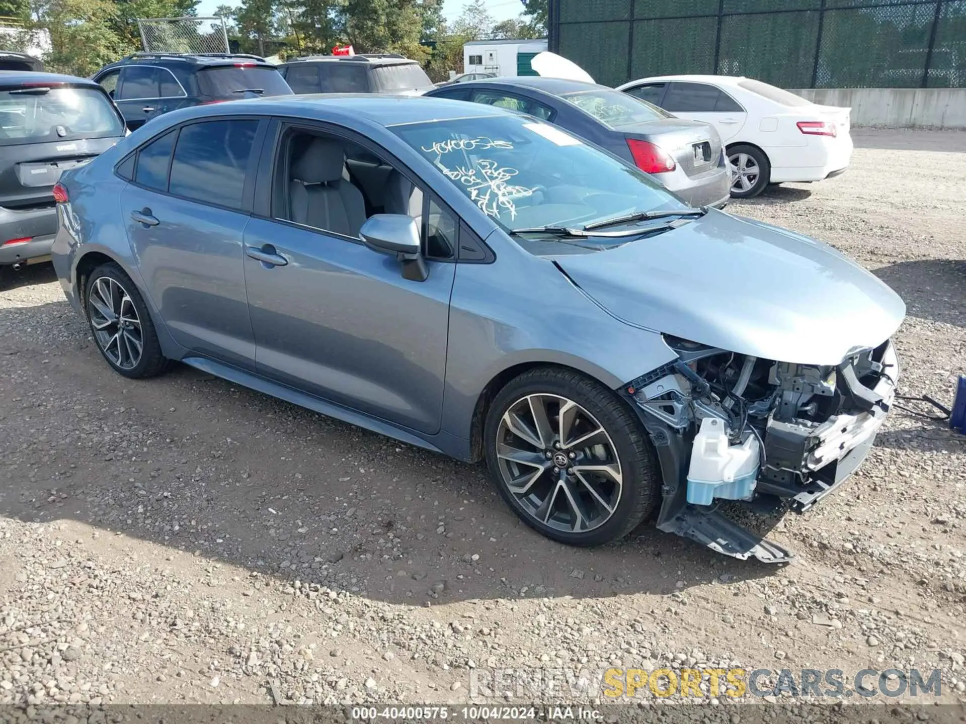 1 Photograph of a damaged car JTDS4MCEXMJ060959 TOYOTA COROLLA 2021
