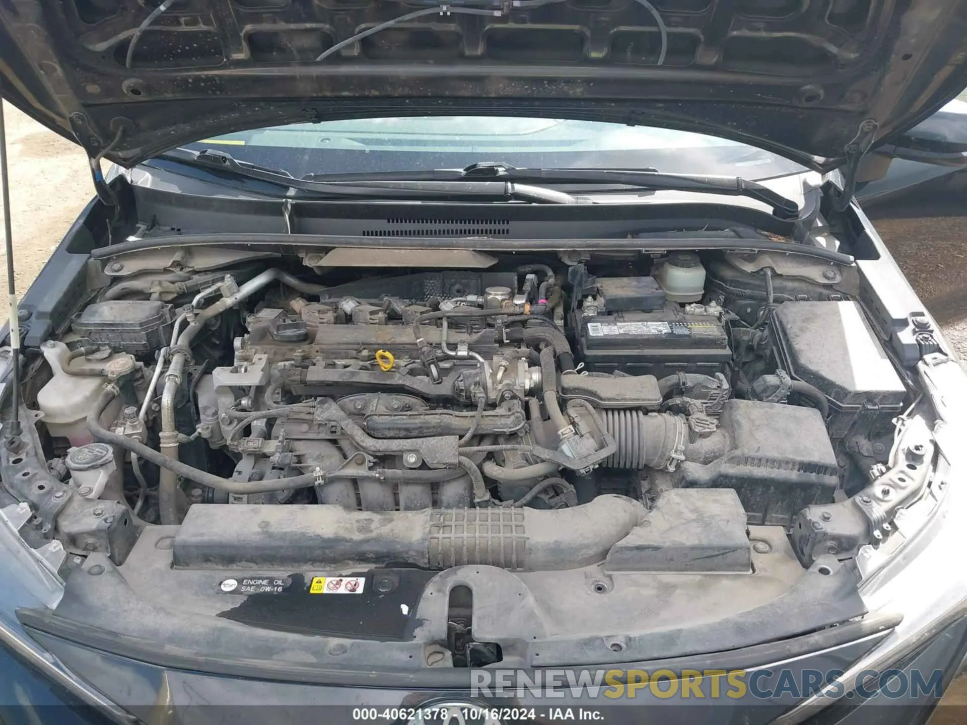 10 Photograph of a damaged car JTDS4MCEXMJ070729 TOYOTA COROLLA 2021