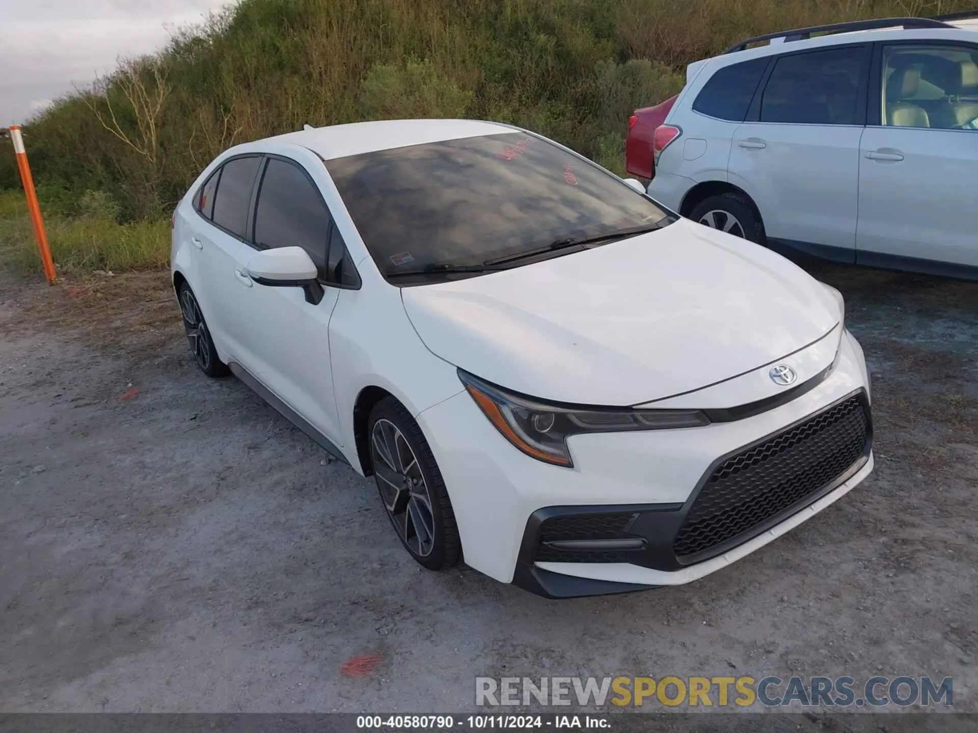 1 Photograph of a damaged car JTDS4MCEXMJ079656 TOYOTA COROLLA 2021