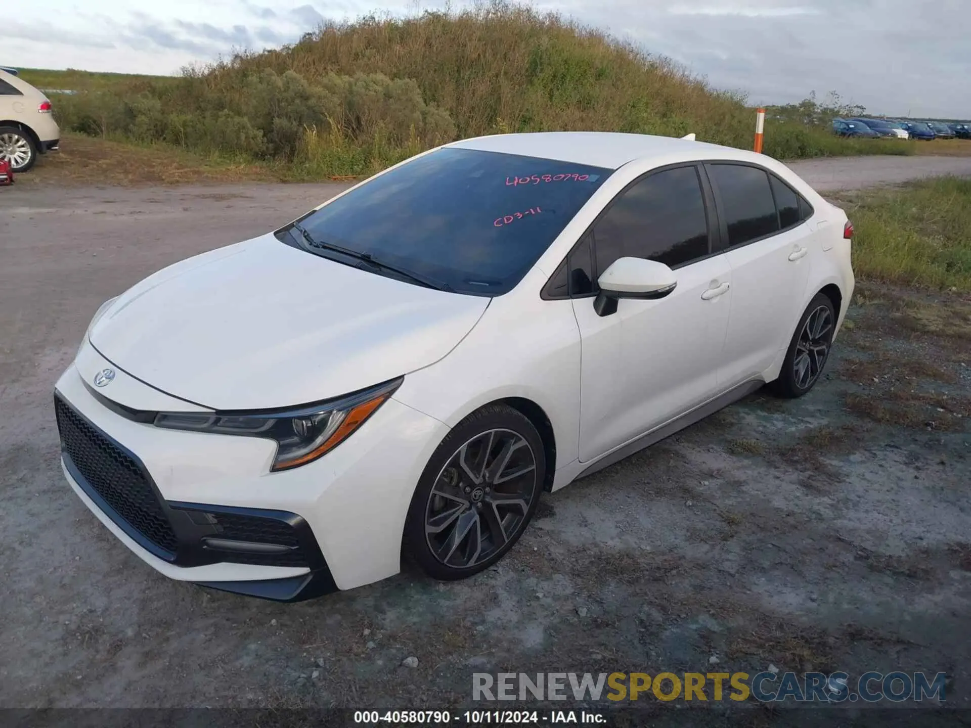 2 Photograph of a damaged car JTDS4MCEXMJ079656 TOYOTA COROLLA 2021