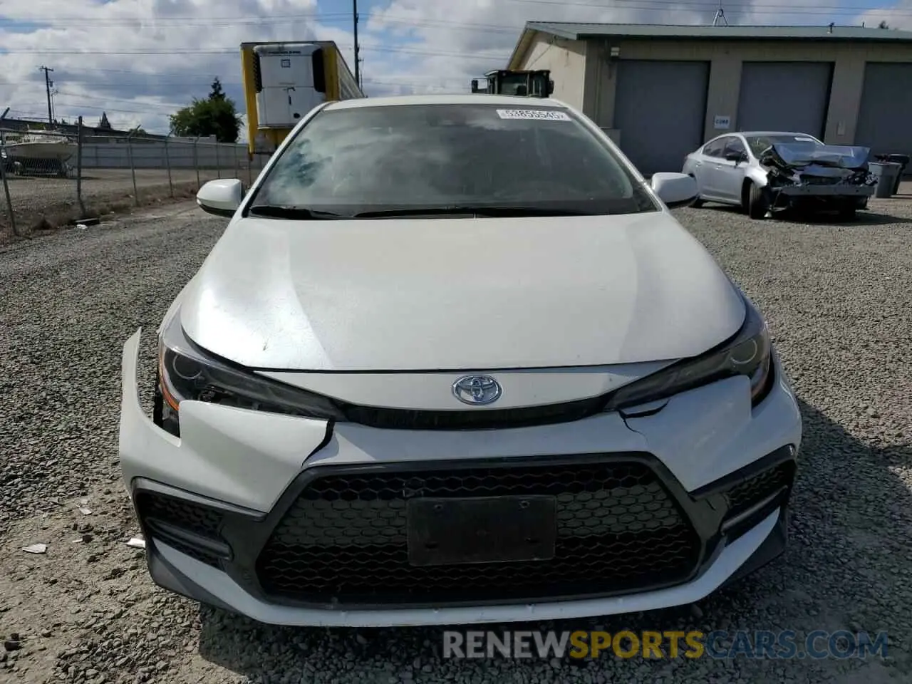 5 Photograph of a damaged car JTDT4MCE4MJ058791 TOYOTA COROLLA 2021