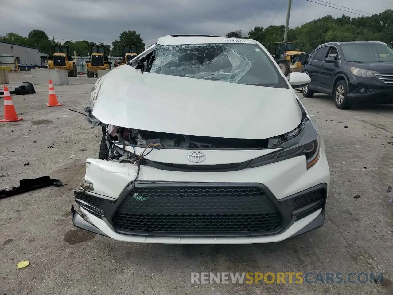 5 Photograph of a damaged car JTDT4MCE5MJ079083 TOYOTA COROLLA 2021