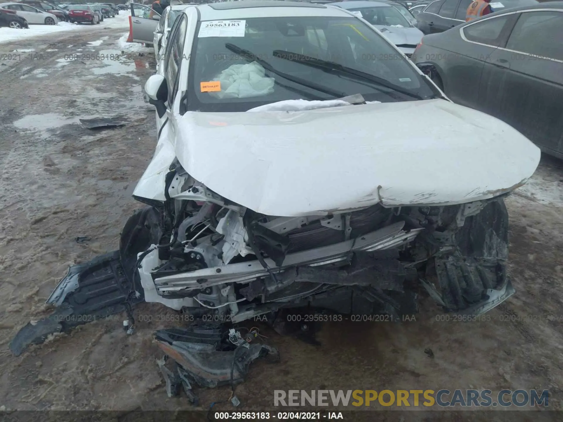 6 Photograph of a damaged car JTDT4MCE9MJ060231 TOYOTA COROLLA 2021