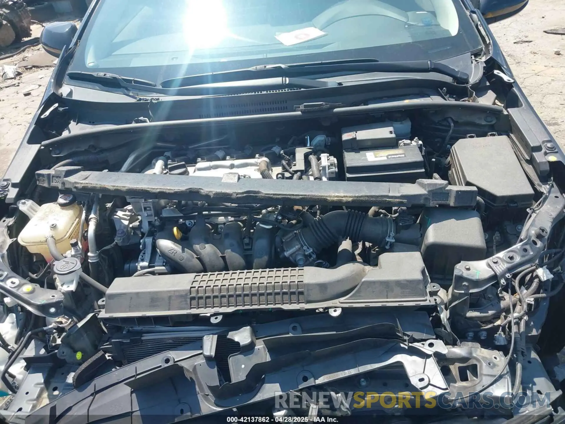10 Photograph of a damaged car JTDVPMAE0MJ121646 TOYOTA COROLLA 2021