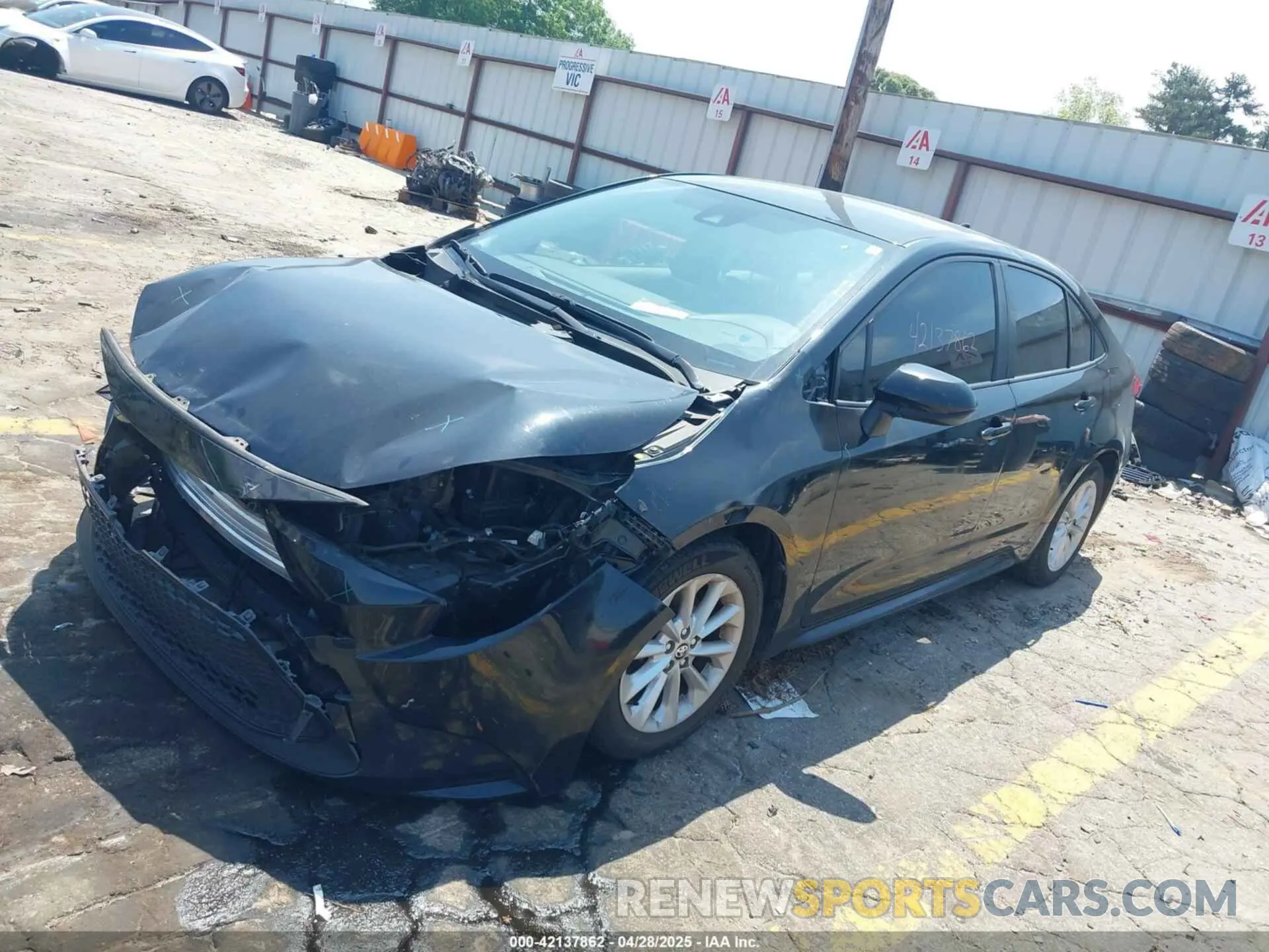 2 Photograph of a damaged car JTDVPMAE0MJ121646 TOYOTA COROLLA 2021
