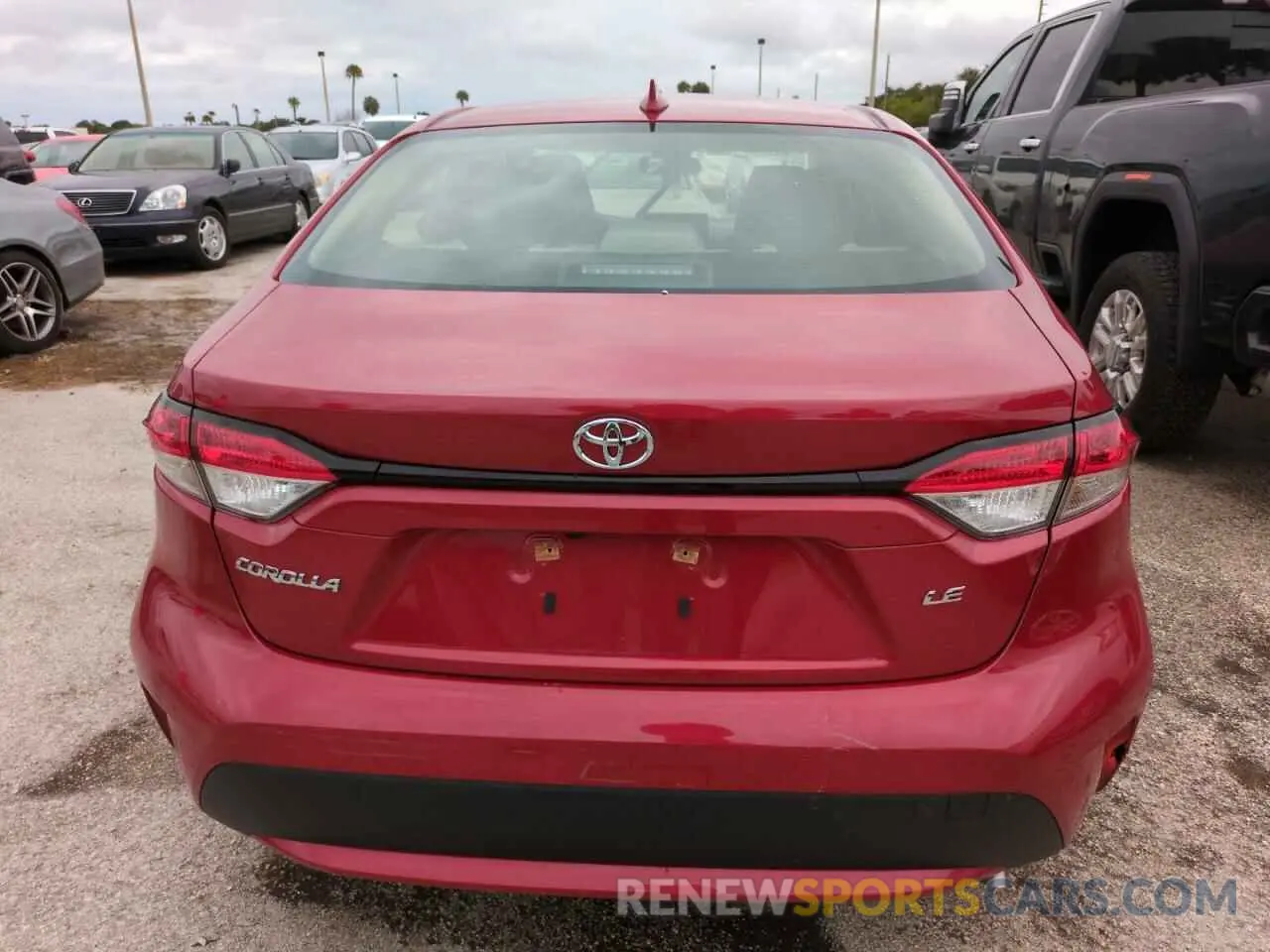 6 Photograph of a damaged car JTDVPMAE0MJ121971 TOYOTA COROLLA 2021