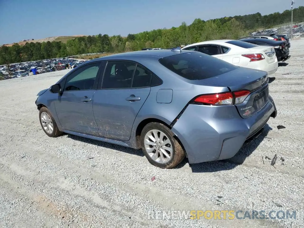 2 Photograph of a damaged car JTDVPMAE0MJ121985 TOYOTA COROLLA 2021