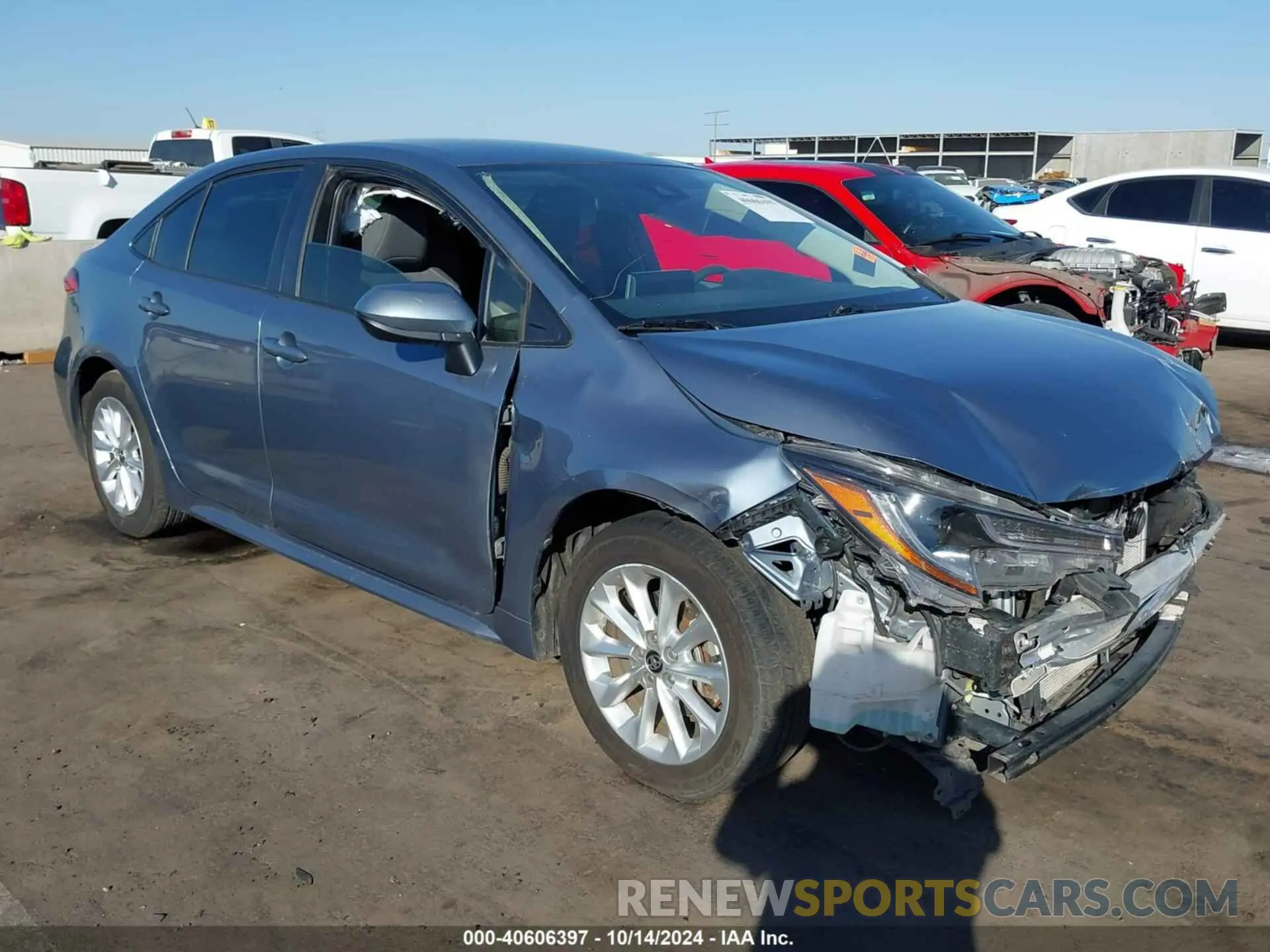 1 Photograph of a damaged car JTDVPMAE0MJ164996 TOYOTA COROLLA 2021