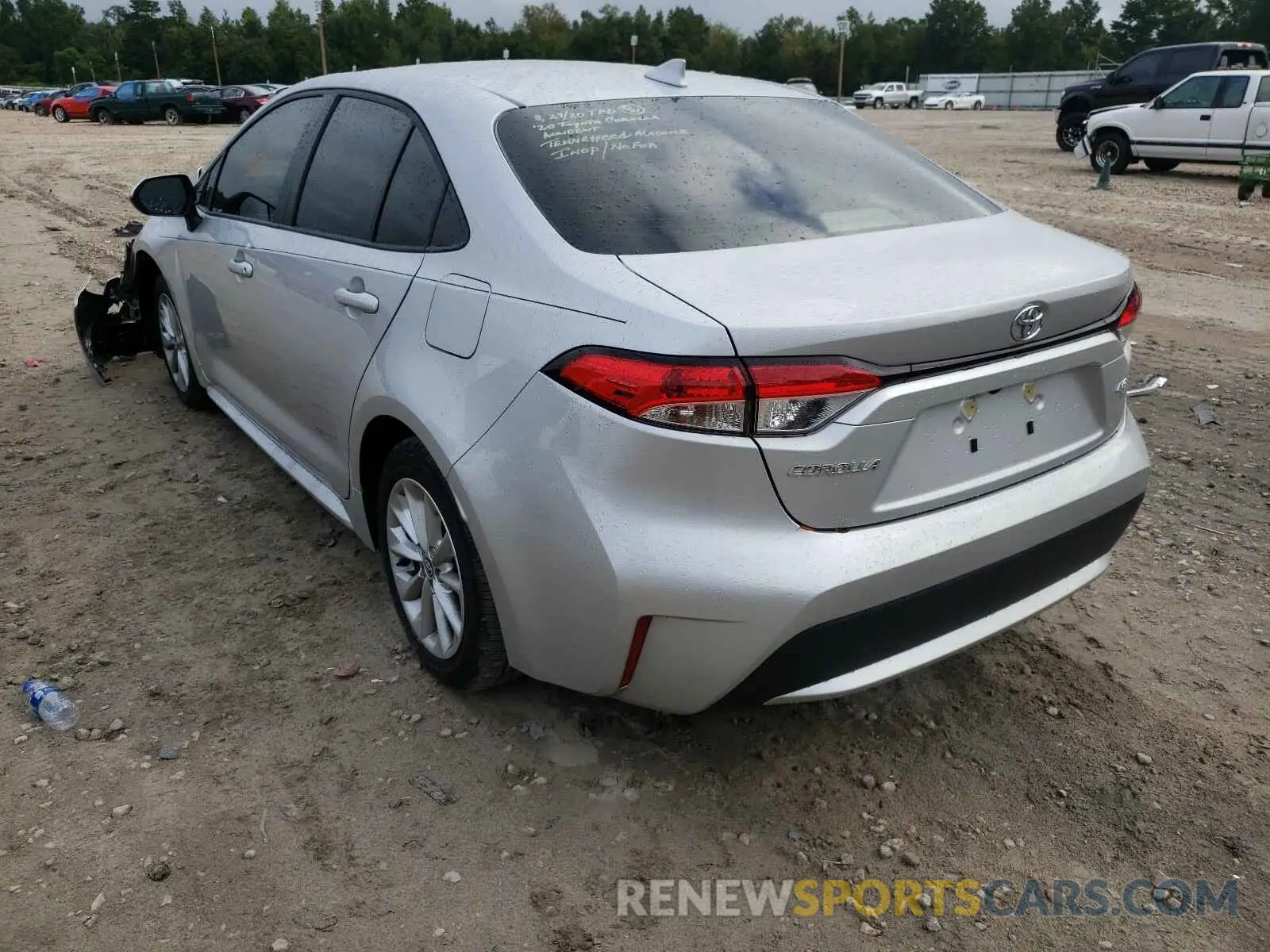 3 Photograph of a damaged car JTDVPMAE1MJ122675 TOYOTA COROLLA 2021