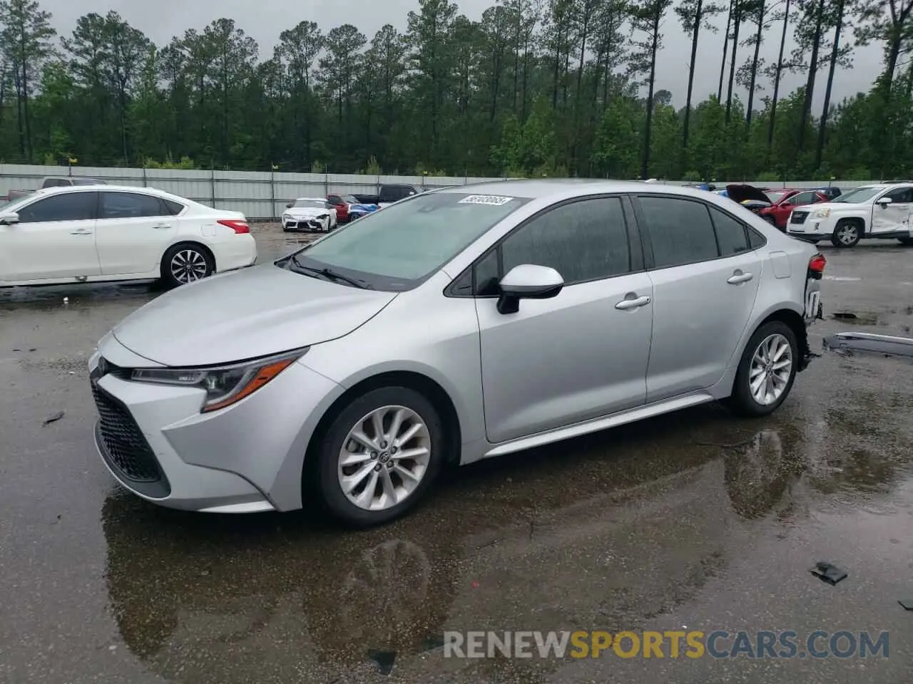 1 Photograph of a damaged car JTDVPMAE2MJ118909 TOYOTA COROLLA 2021