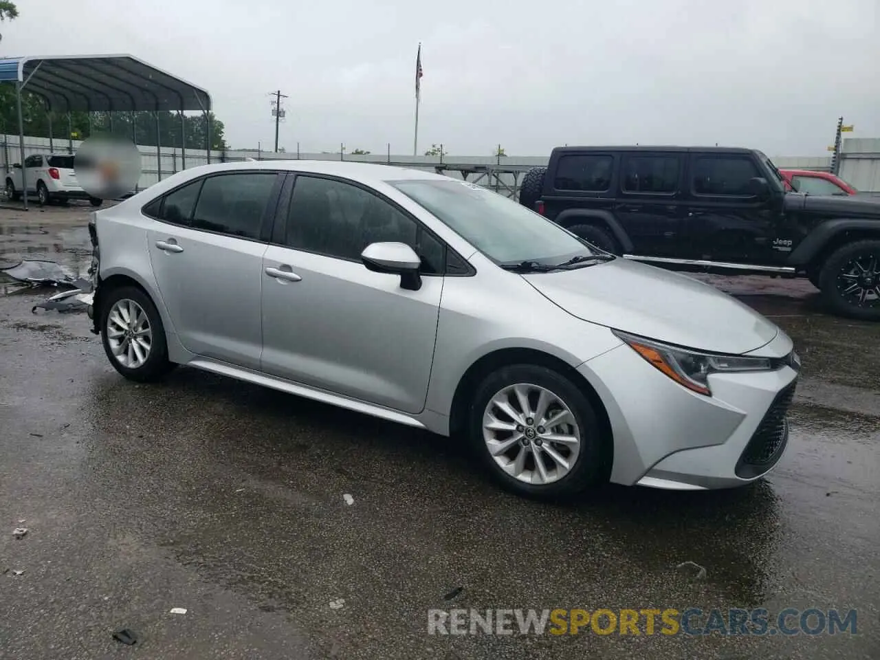 4 Photograph of a damaged car JTDVPMAE2MJ118909 TOYOTA COROLLA 2021