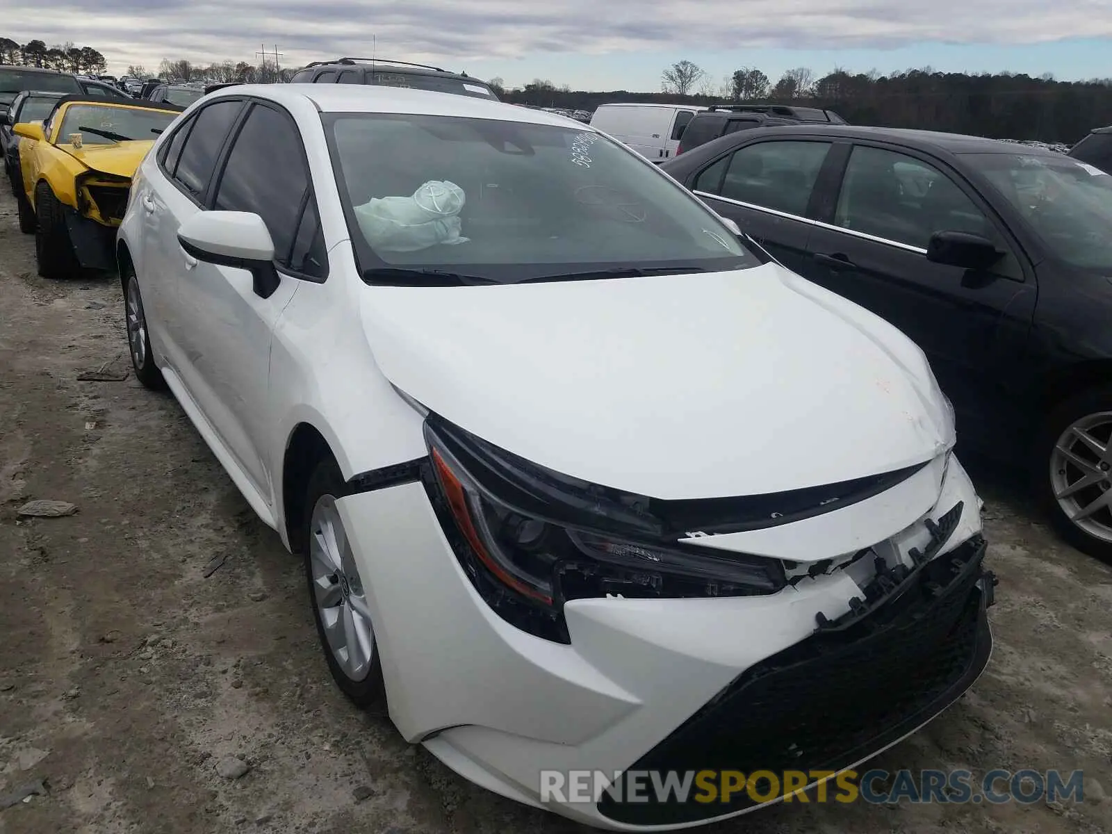 1 Photograph of a damaged car JTDVPMAE2MJ123155 TOYOTA COROLLA 2021