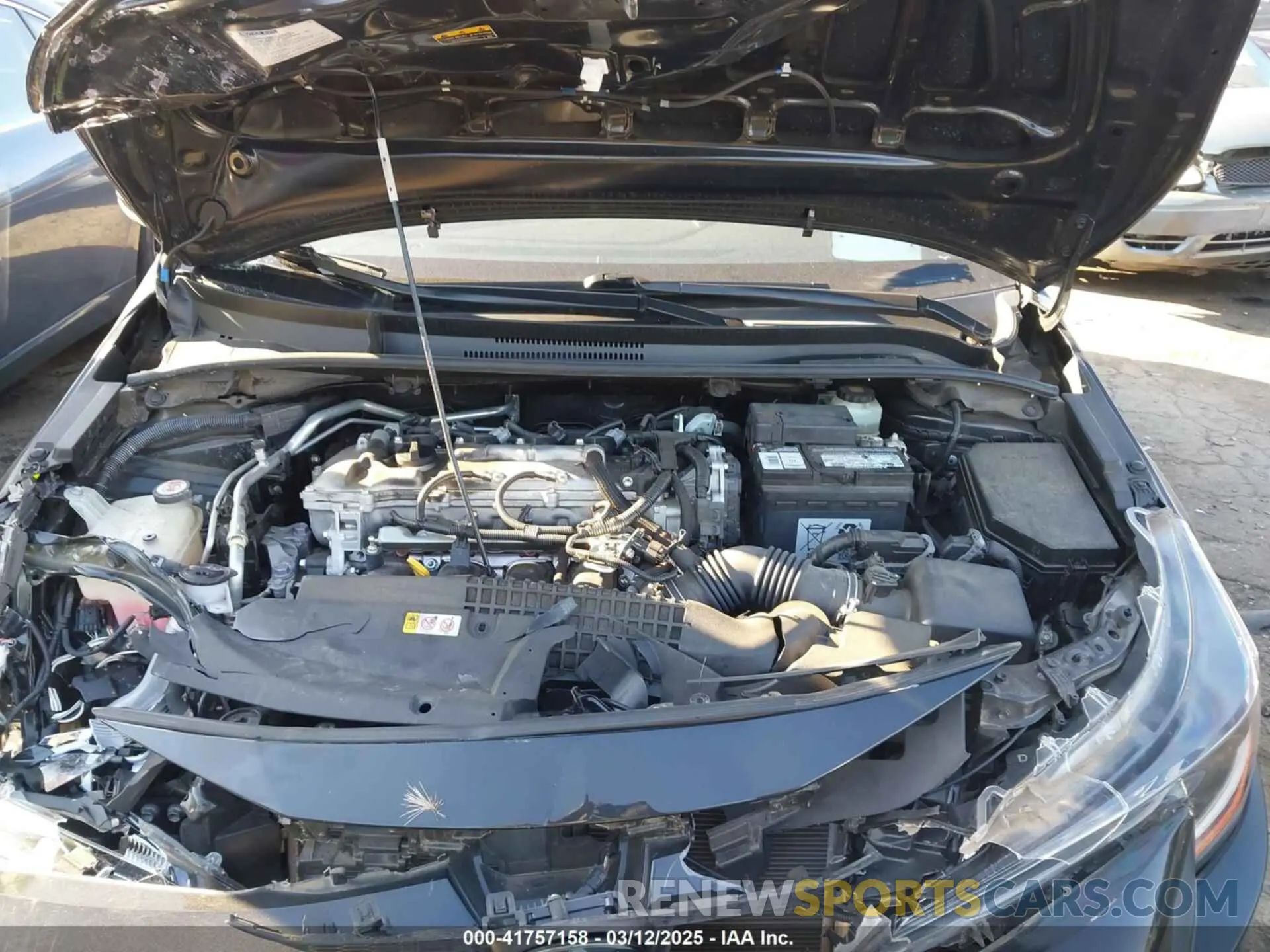 10 Фотография поврежденного автомобиля JTDVPMAE2MJ123219 TOYOTA COROLLA 2021