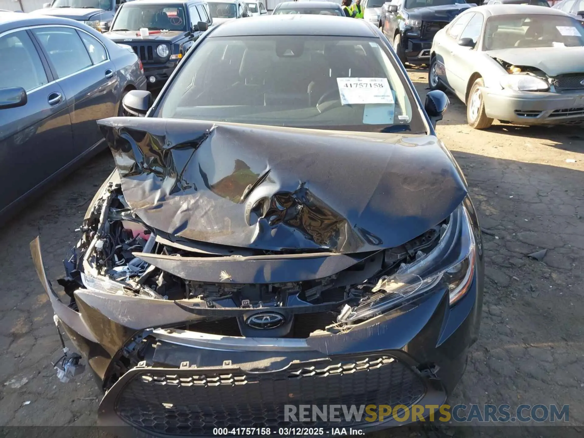 12 Фотография поврежденного автомобиля JTDVPMAE2MJ123219 TOYOTA COROLLA 2021