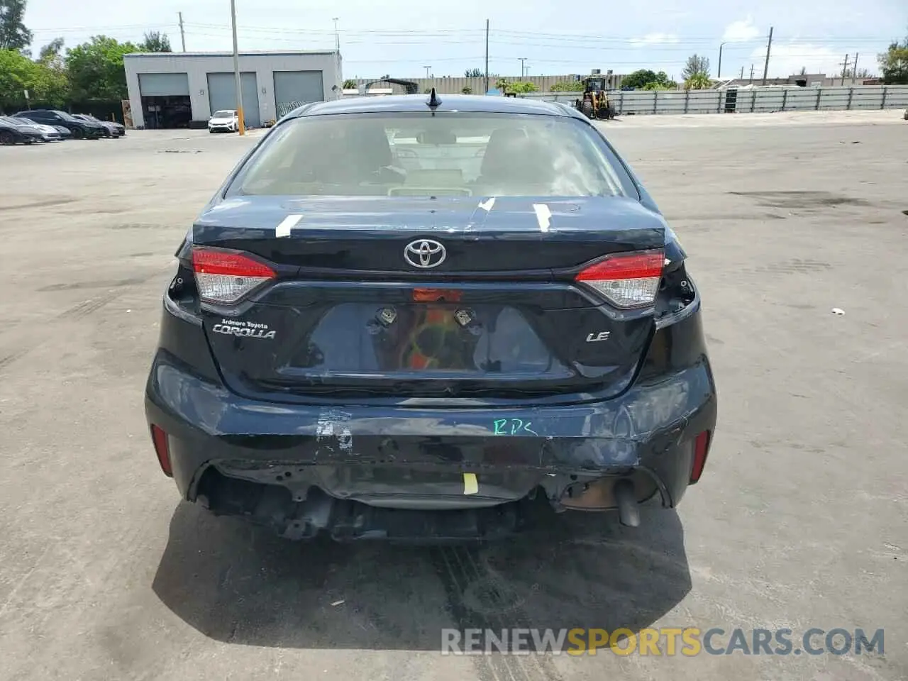 6 Фотография поврежденного автомобиля JTDVPMAE2MJ129408 TOYOTA COROLLA 2021