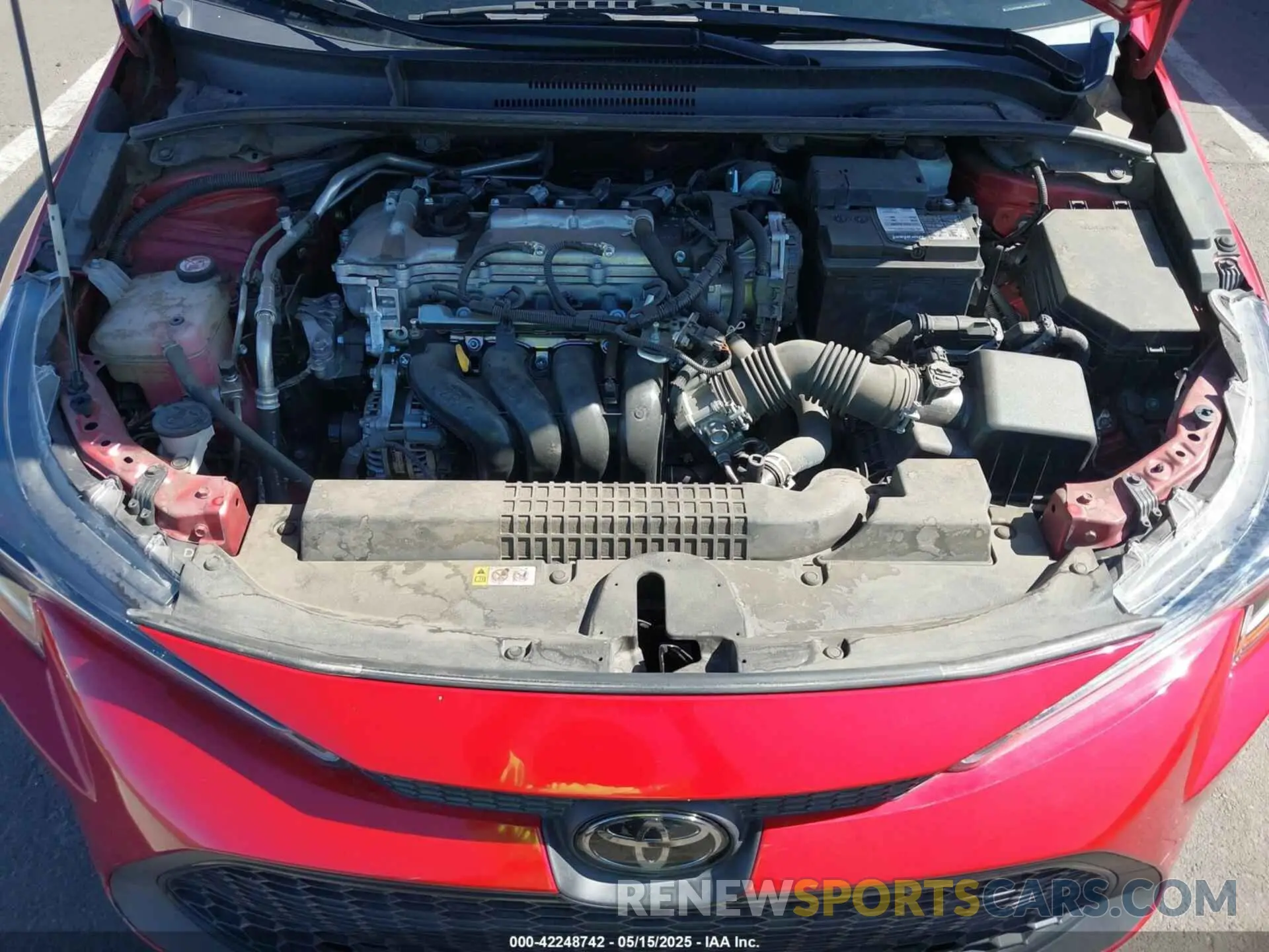 10 Photograph of a damaged car JTDVPMAE2MJ165339 TOYOTA COROLLA 2021