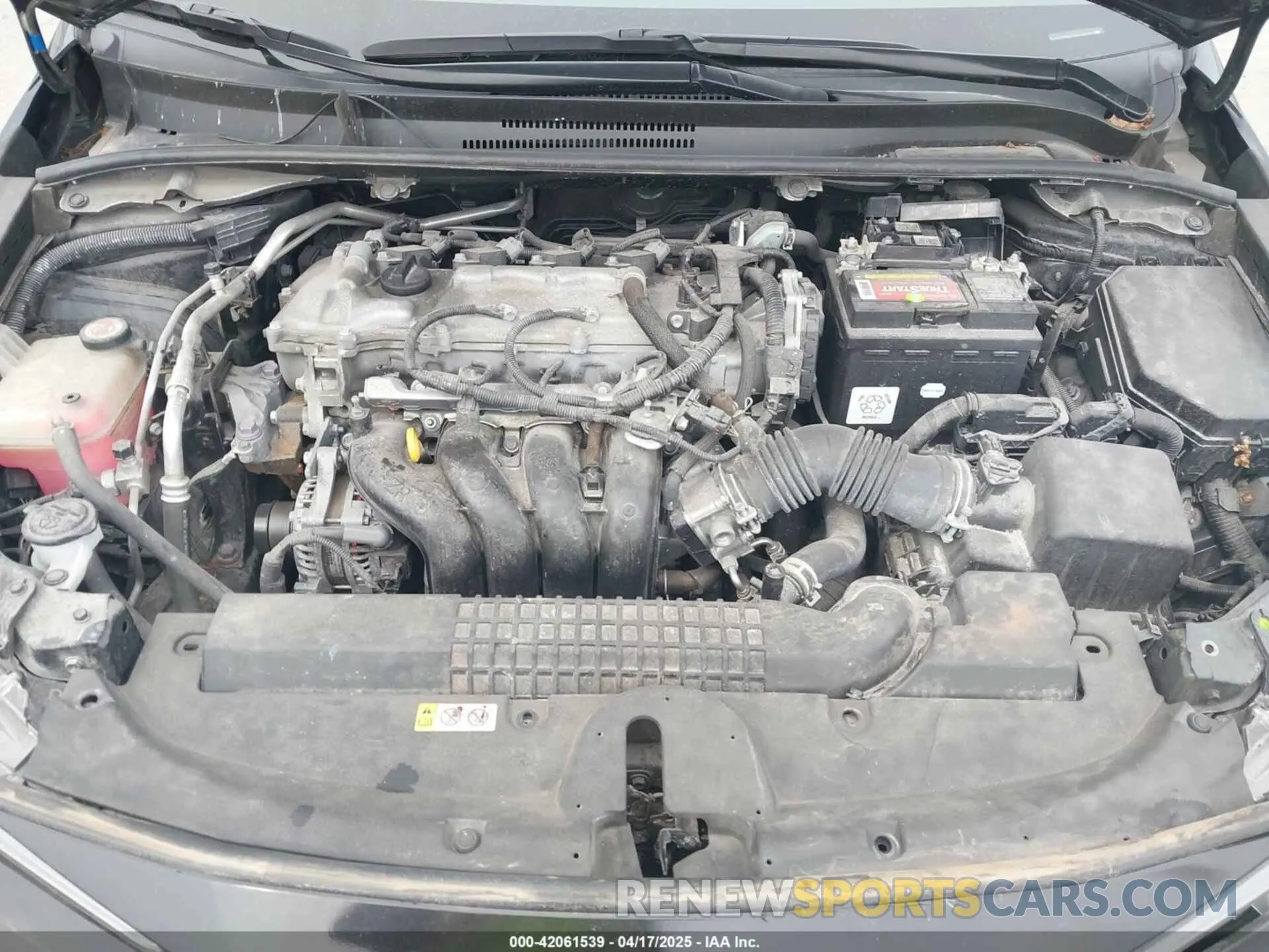 10 Фотография поврежденного автомобиля JTDVPMAE3MJ128297 TOYOTA COROLLA 2021