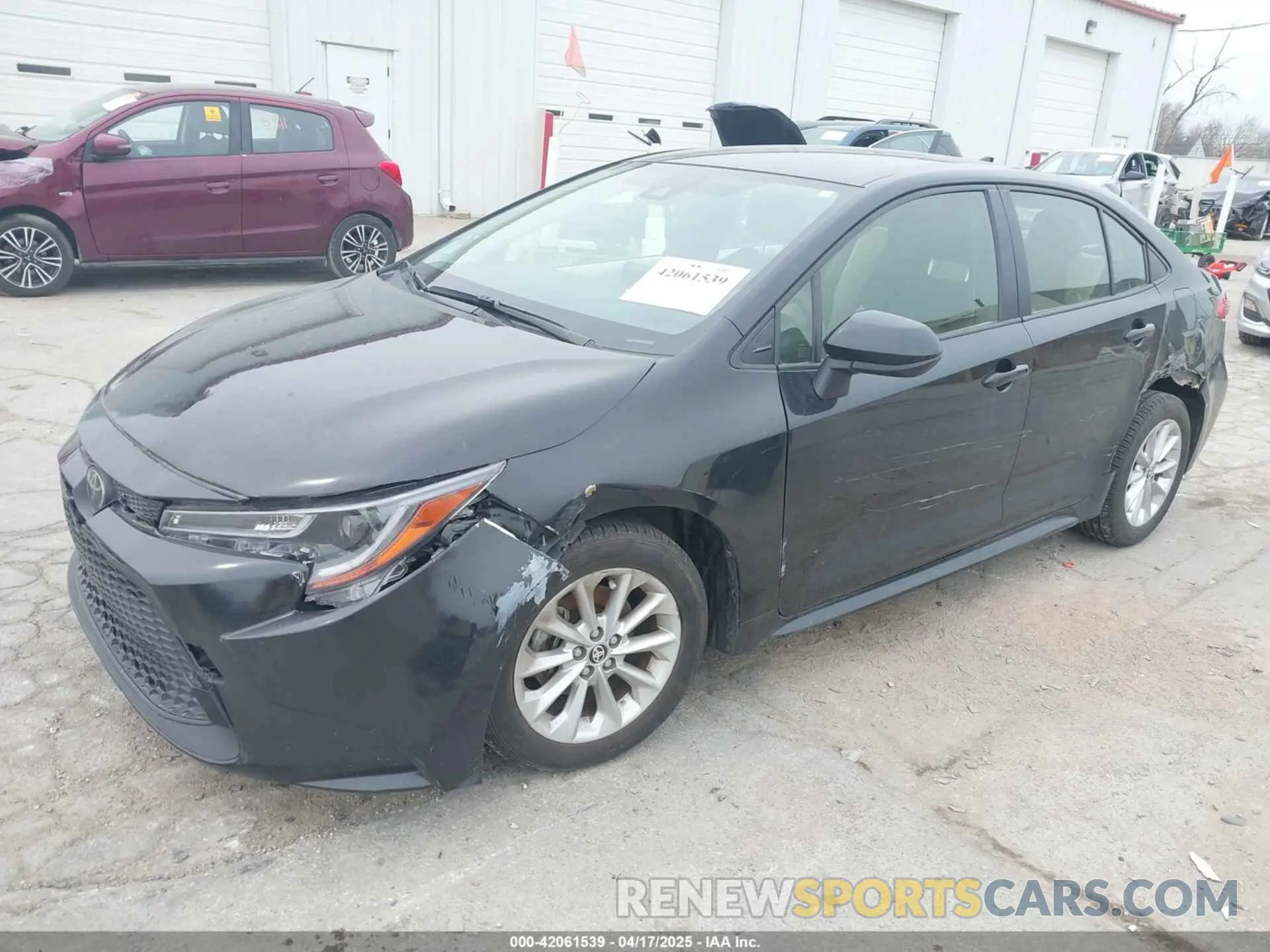 2 Фотография поврежденного автомобиля JTDVPMAE3MJ128297 TOYOTA COROLLA 2021