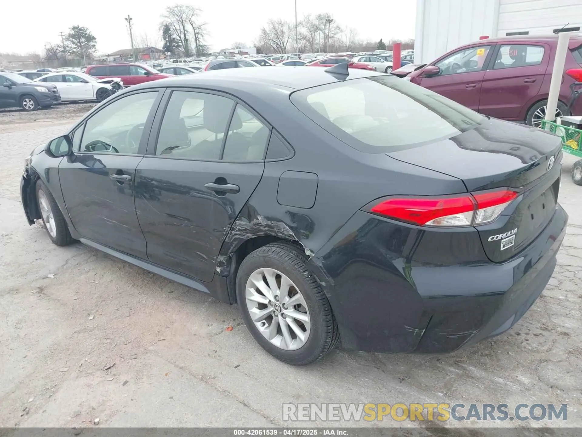 3 Фотография поврежденного автомобиля JTDVPMAE3MJ128297 TOYOTA COROLLA 2021