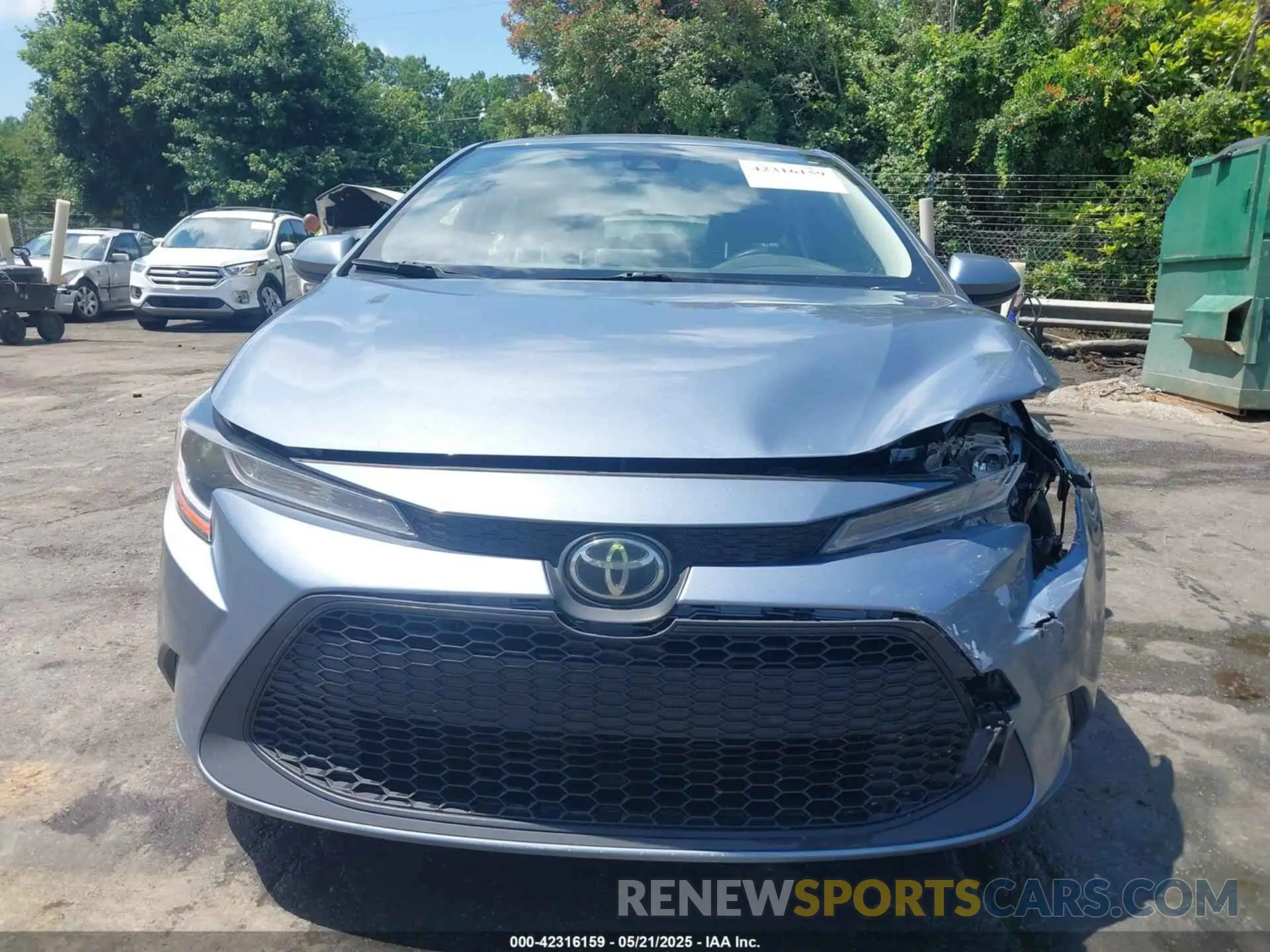12 Фотография поврежденного автомобиля JTDVPMAE3MJ135931 TOYOTA COROLLA 2021