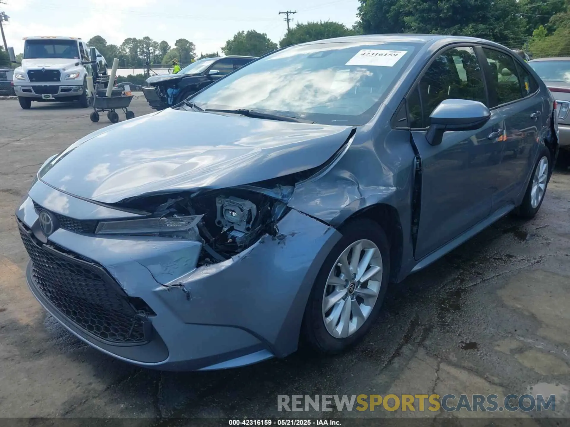 6 Фотография поврежденного автомобиля JTDVPMAE3MJ135931 TOYOTA COROLLA 2021