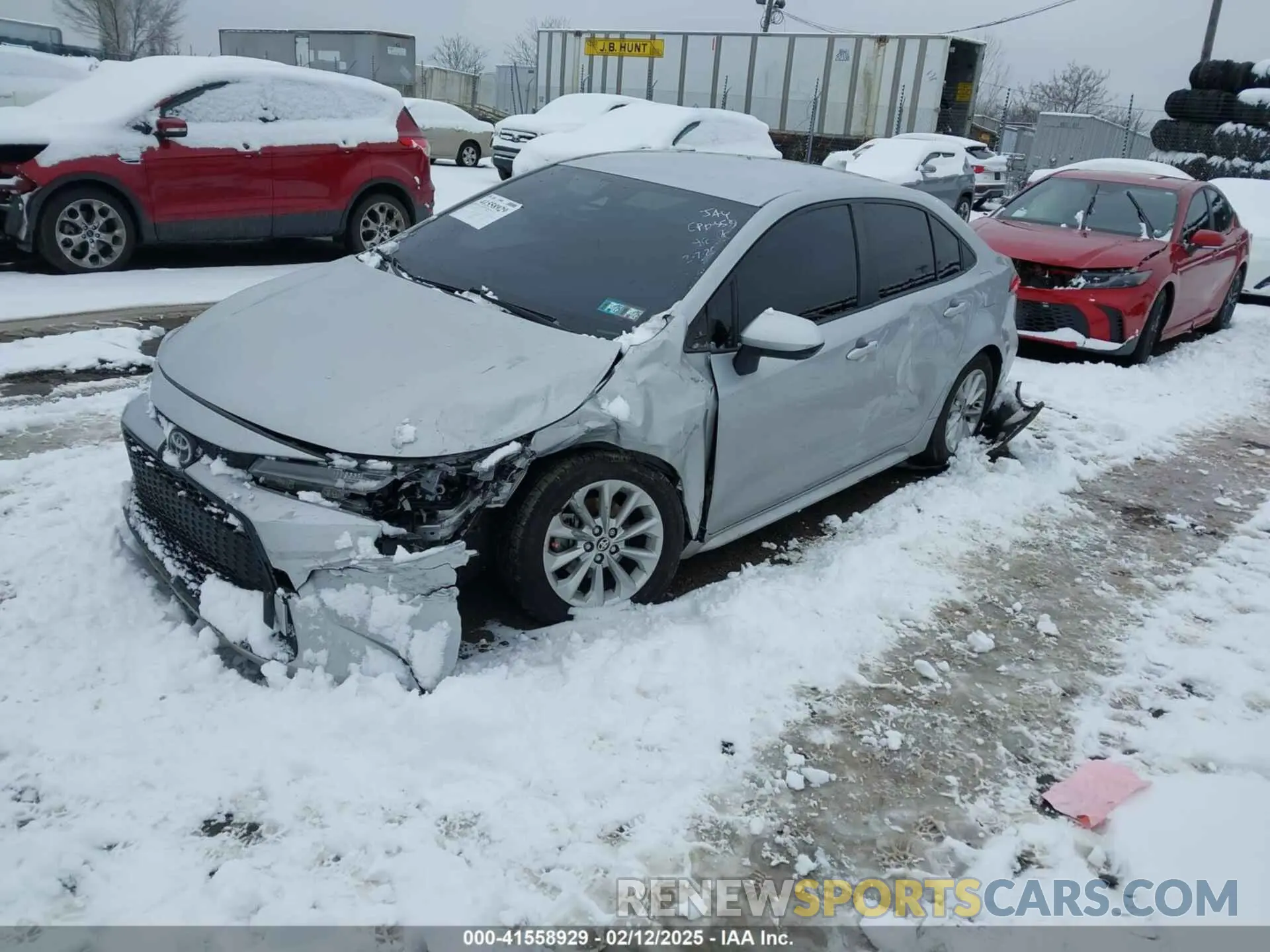 2 Photograph of a damaged car JTDVPMAE5MJ136448 TOYOTA COROLLA 2021