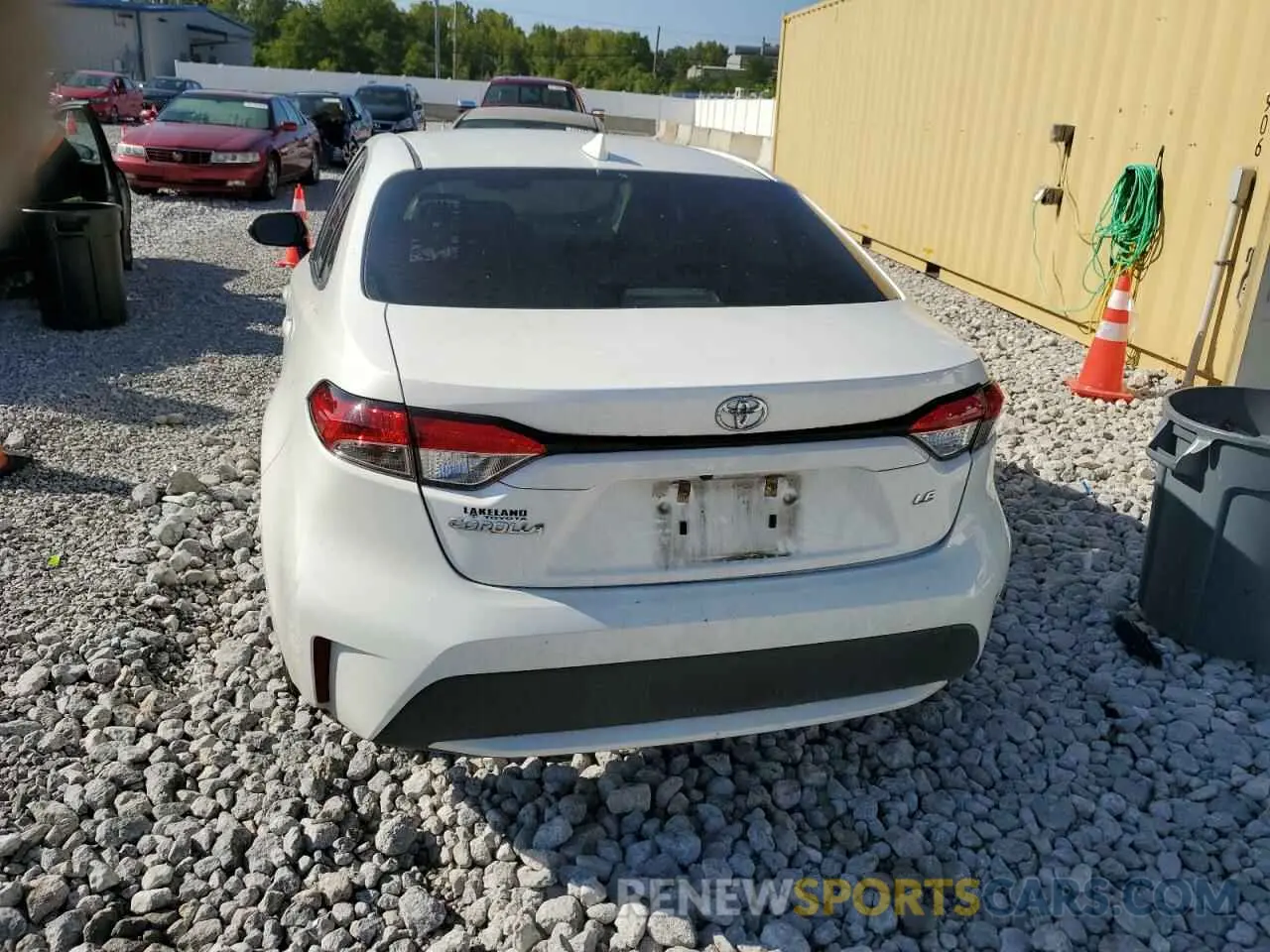 6 Photograph of a damaged car JTDVPMAE5MJ153749 TOYOTA COROLLA 2021
