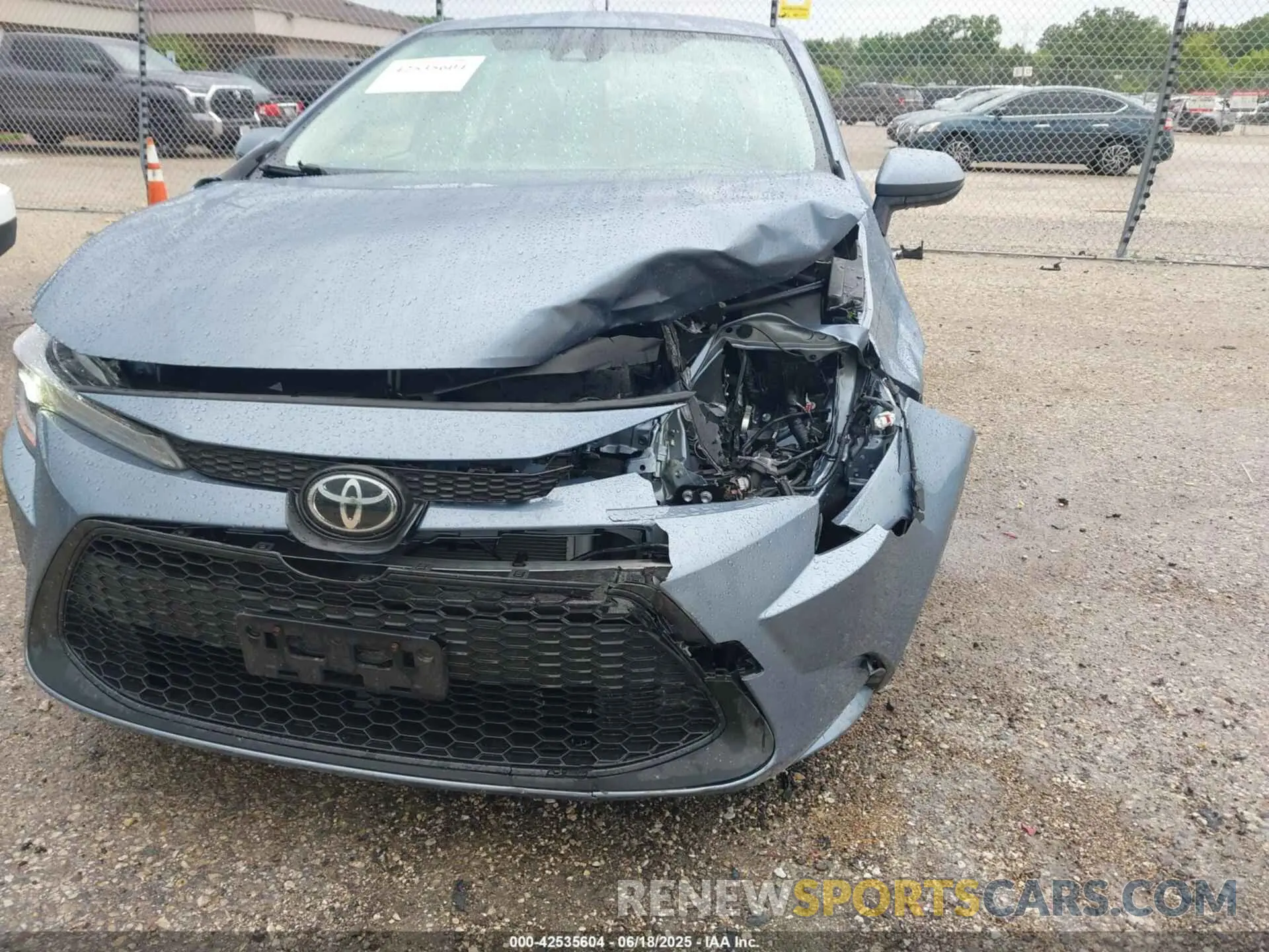 6 Фотография поврежденного автомобиля JTDVPMAE5MJ165268 TOYOTA COROLLA 2021