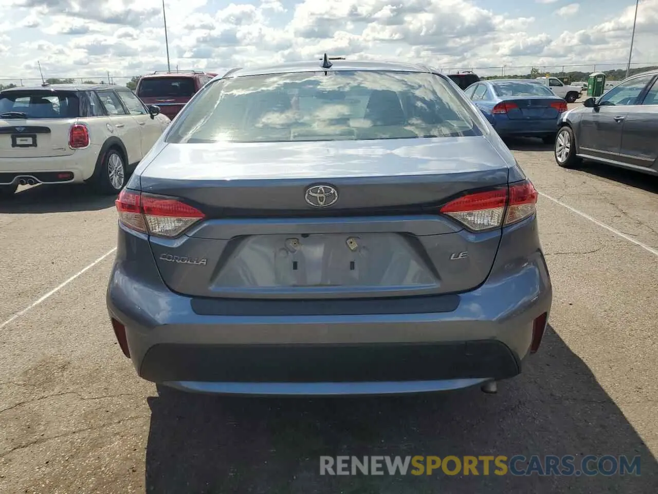 6 Photograph of a damaged car JTDVPMAE7MJ136371 TOYOTA COROLLA 2021