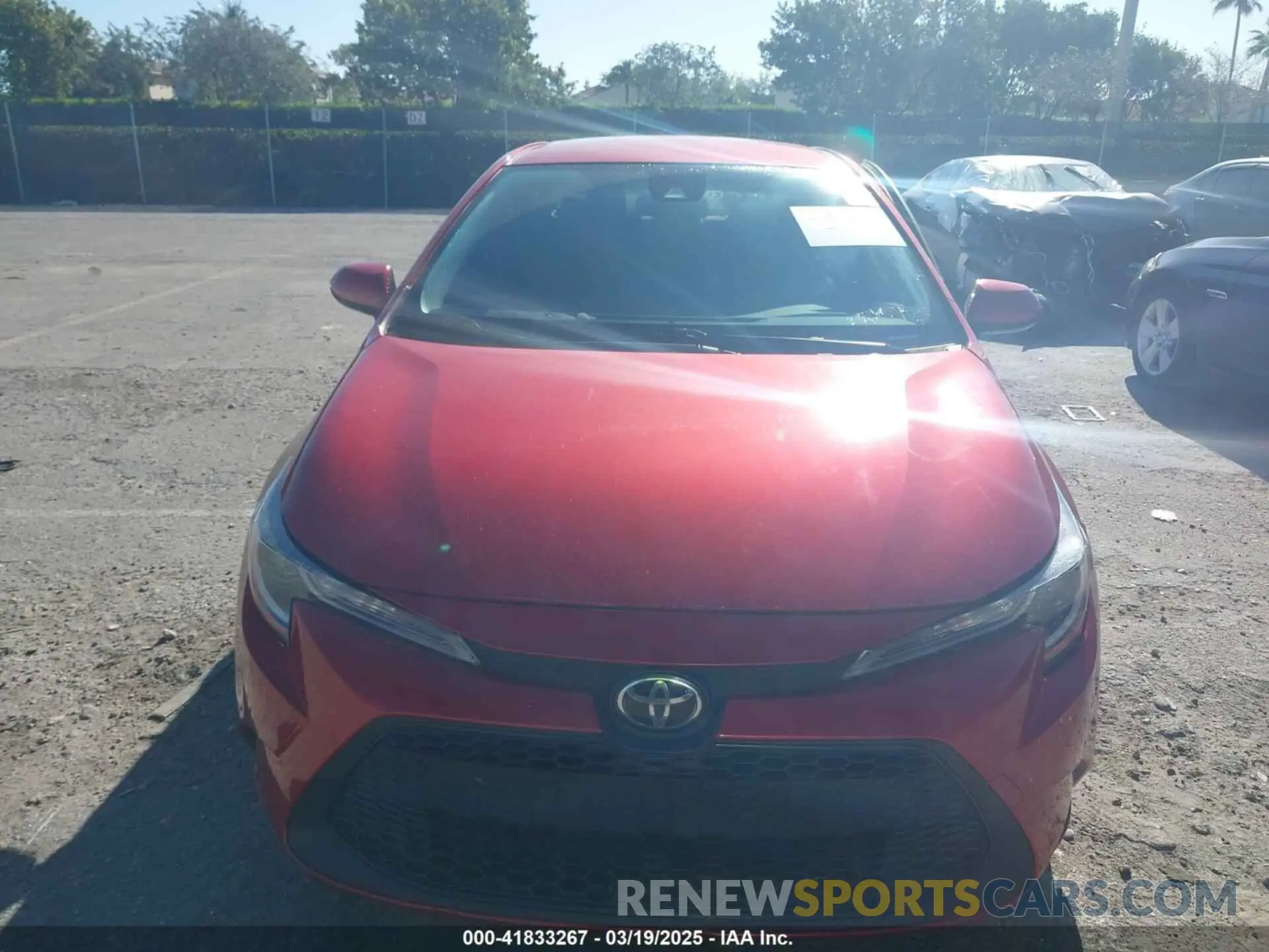 12 Photograph of a damaged car JTDVPMAE7MJ145782 TOYOTA COROLLA 2021