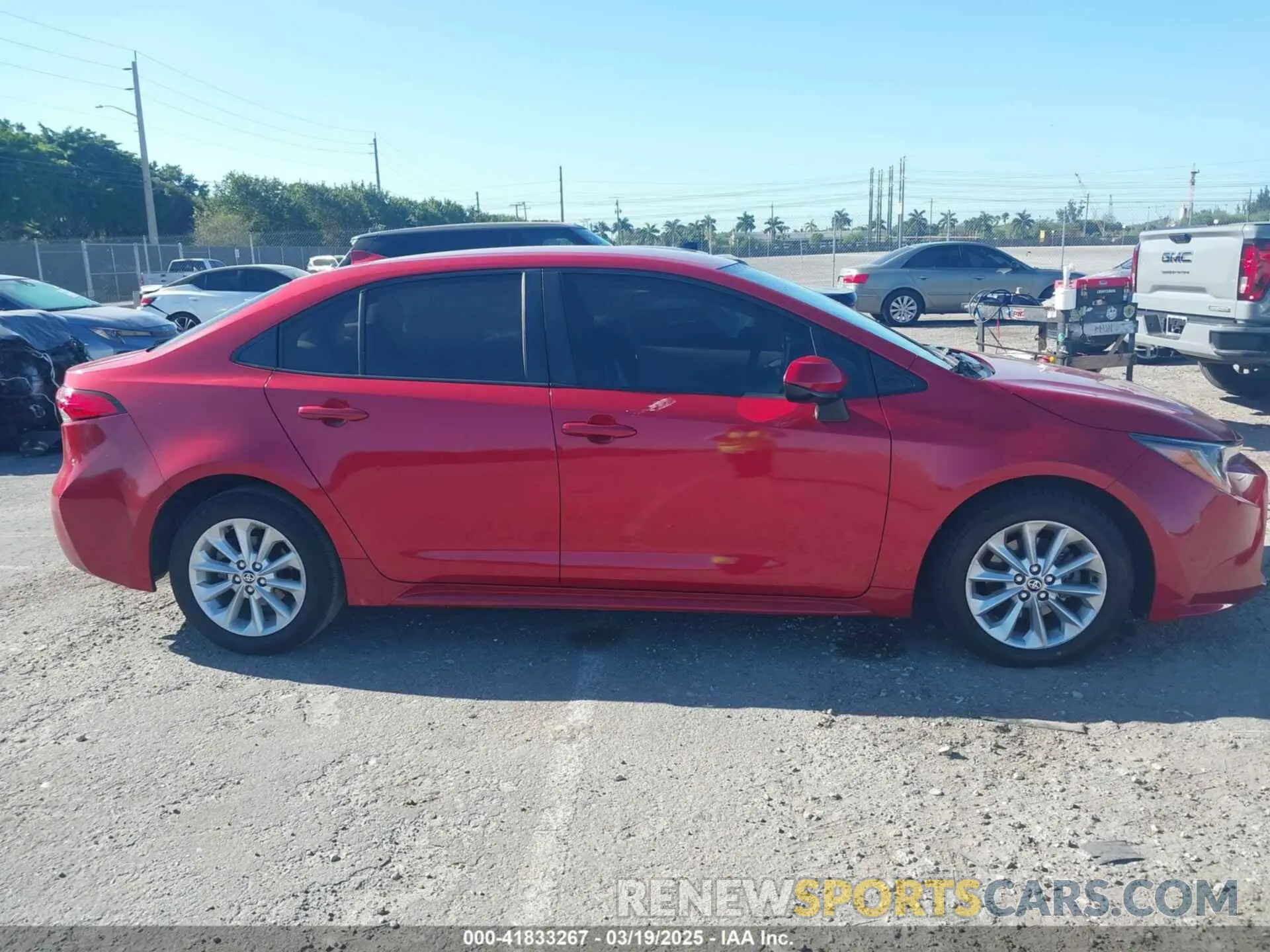 13 Photograph of a damaged car JTDVPMAE7MJ145782 TOYOTA COROLLA 2021