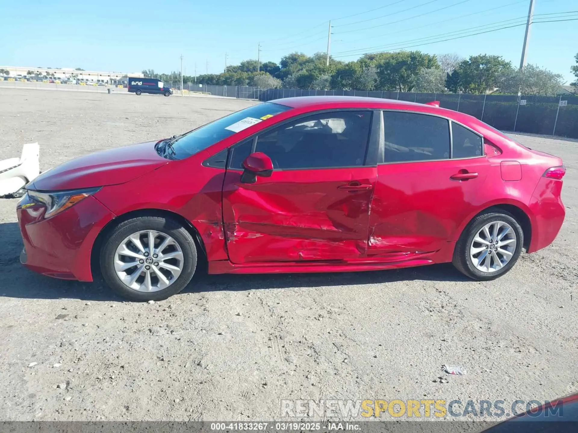 14 Photograph of a damaged car JTDVPMAE7MJ145782 TOYOTA COROLLA 2021
