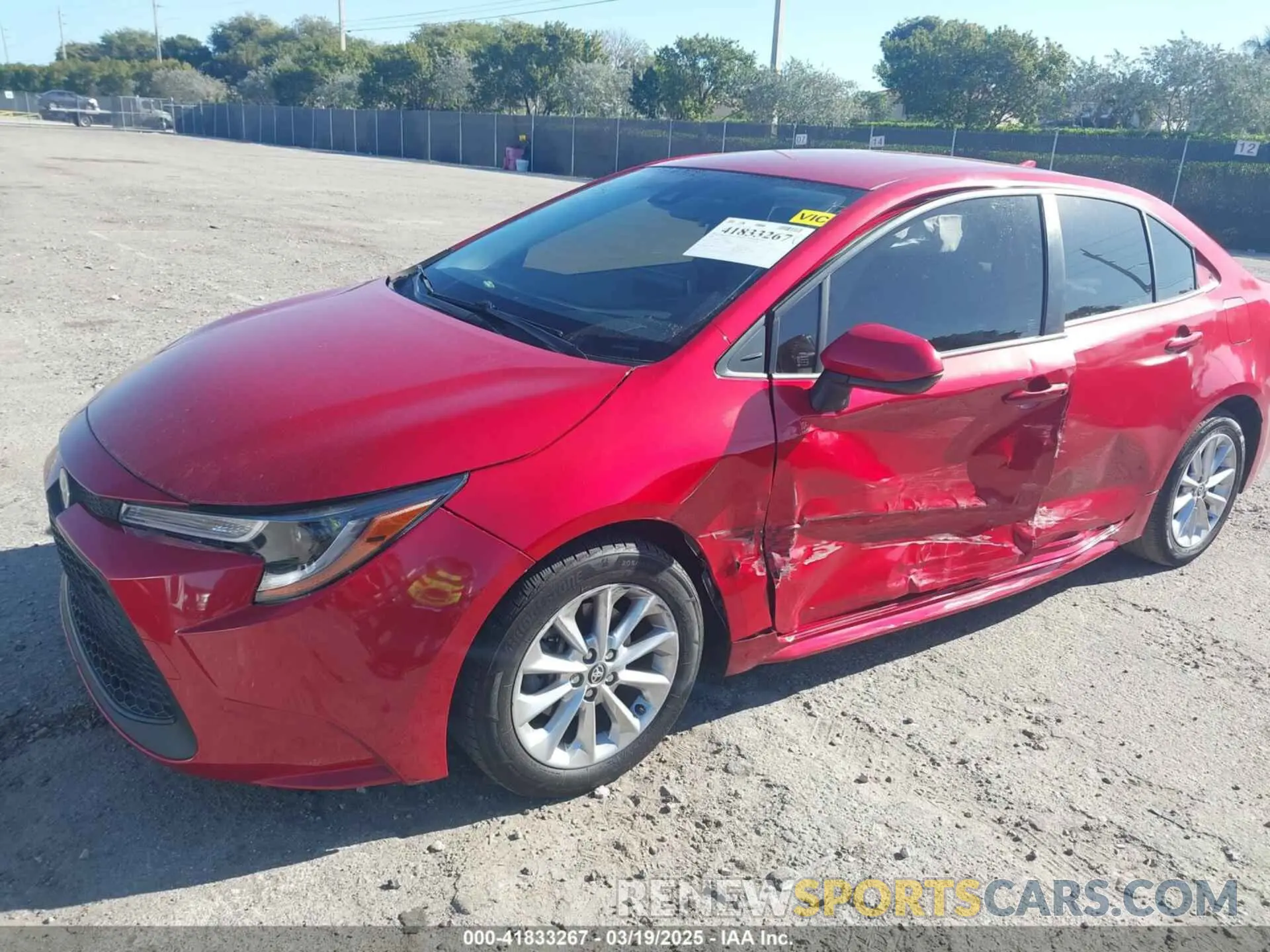 2 Photograph of a damaged car JTDVPMAE7MJ145782 TOYOTA COROLLA 2021