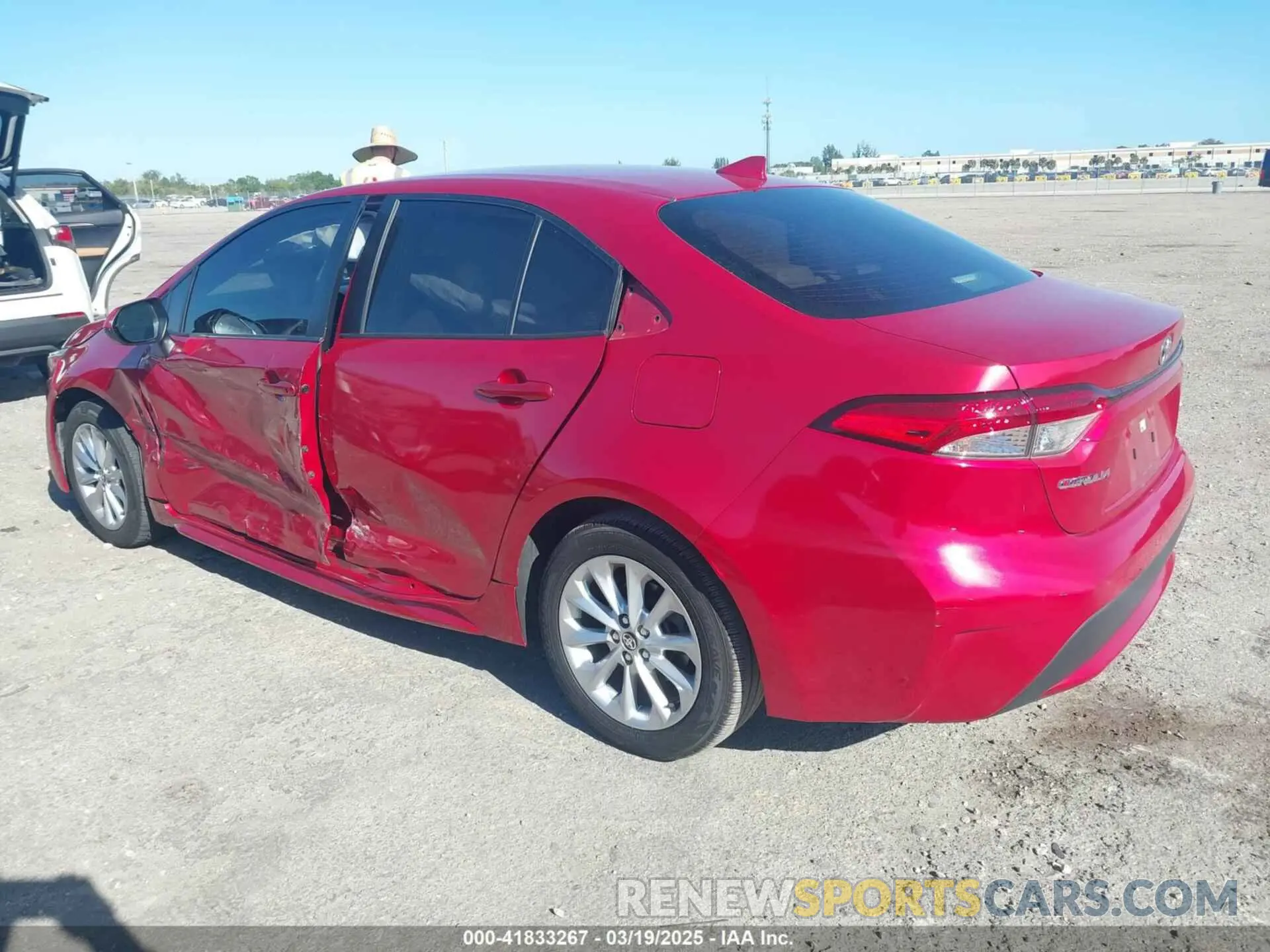 3 Photograph of a damaged car JTDVPMAE7MJ145782 TOYOTA COROLLA 2021