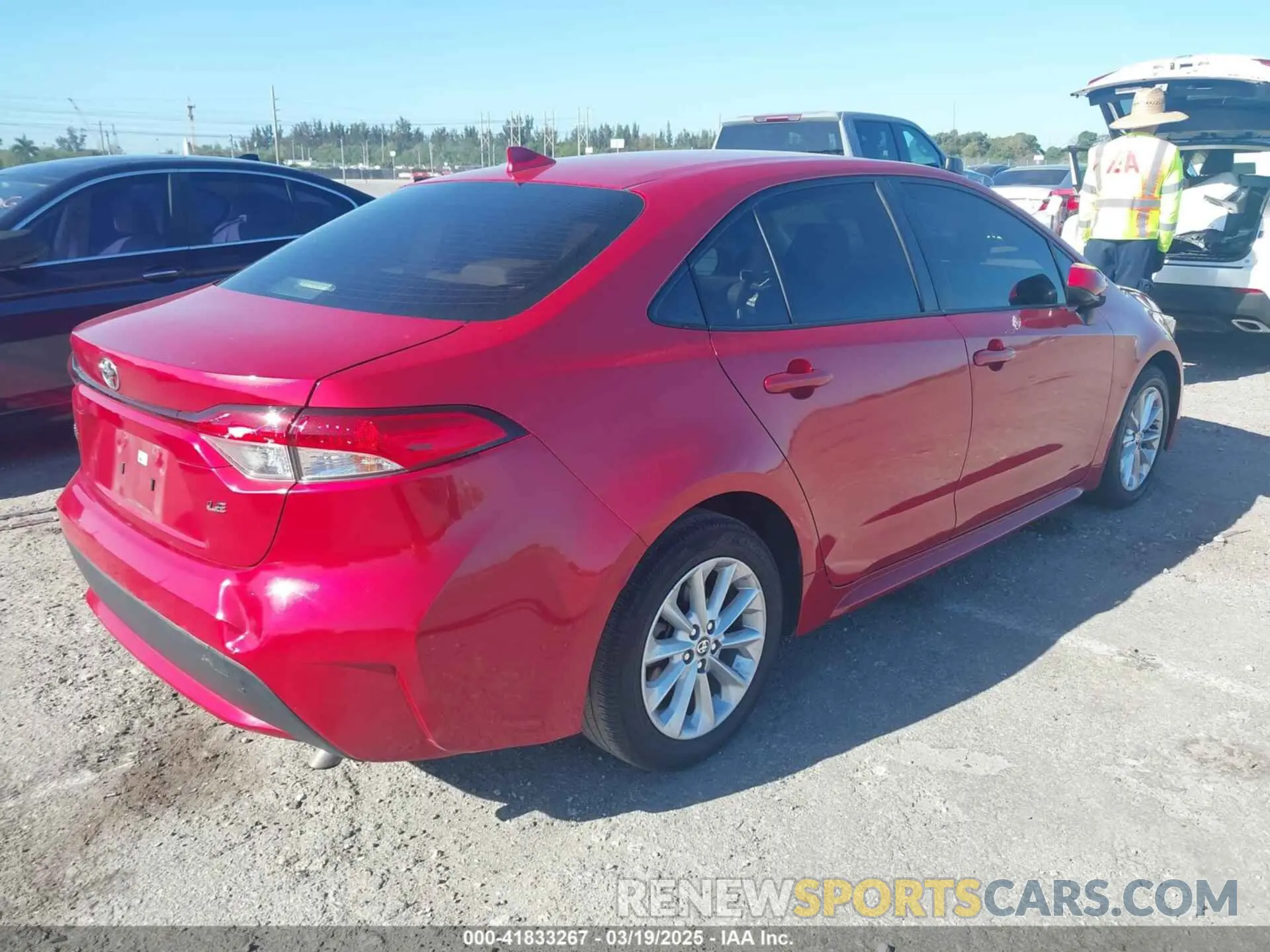 4 Photograph of a damaged car JTDVPMAE7MJ145782 TOYOTA COROLLA 2021
