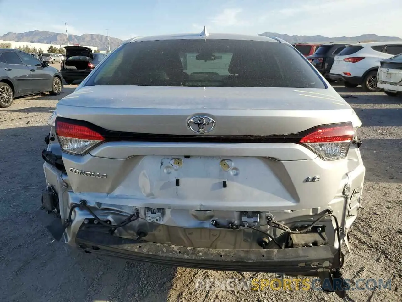 6 Photograph of a damaged car JTDVPMAE7MJ161562 TOYOTA COROLLA 2021