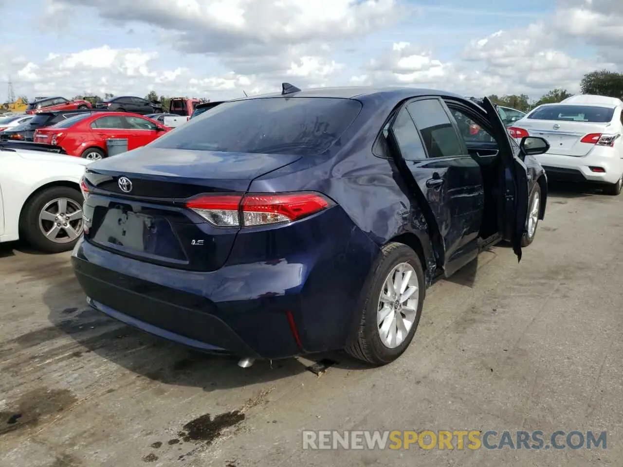 3 Фотография поврежденного автомобиля JTDVPMAE7MJ174263 TOYOTA COROLLA 2021