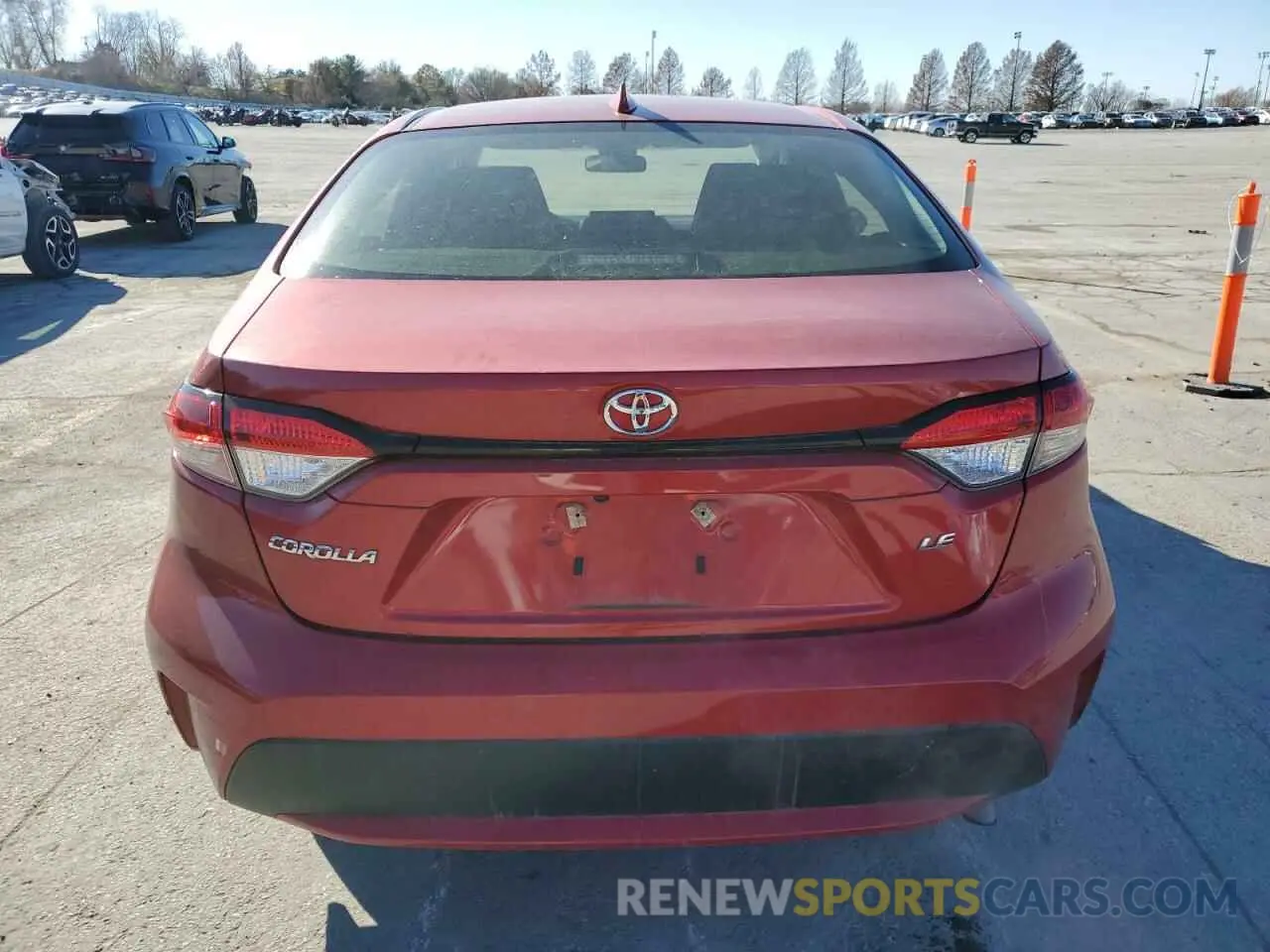 6 Photograph of a damaged car JTDVPMAE8MJ121653 TOYOTA COROLLA 2021