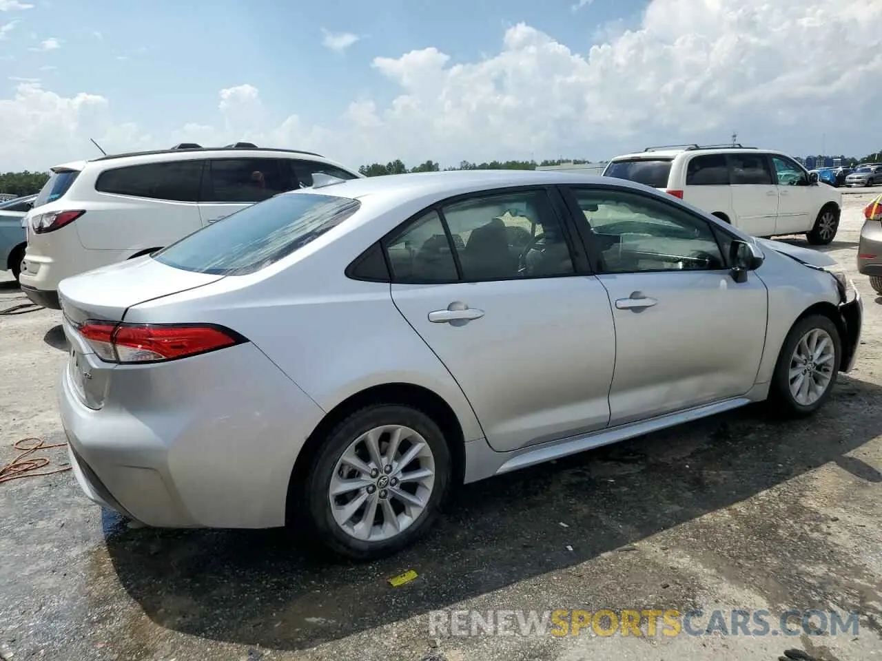3 Photograph of a damaged car JTDVPMAE9MJ161269 TOYOTA COROLLA 2021