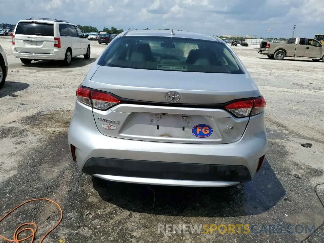 6 Photograph of a damaged car JTDVPMAE9MJ161269 TOYOTA COROLLA 2021