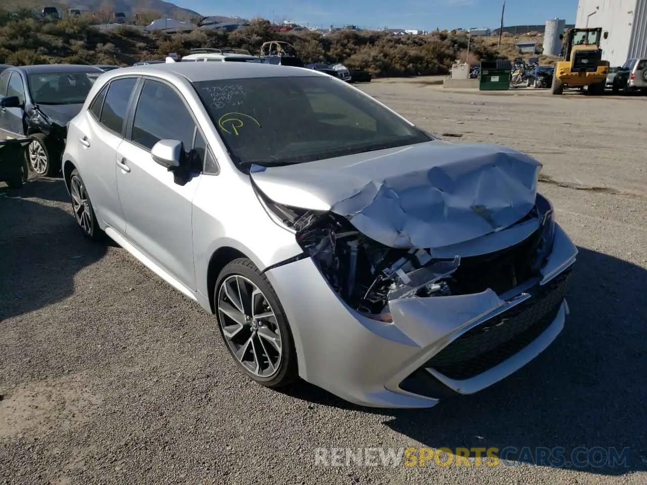 1 Photograph of a damaged car JTNA4MBE0M3140882 TOYOTA COROLLA 2021