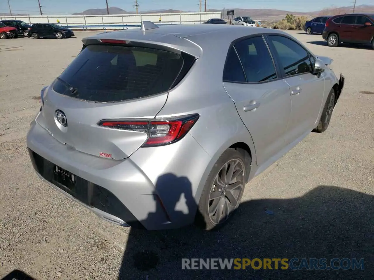 4 Photograph of a damaged car JTNA4MBE0M3140882 TOYOTA COROLLA 2021