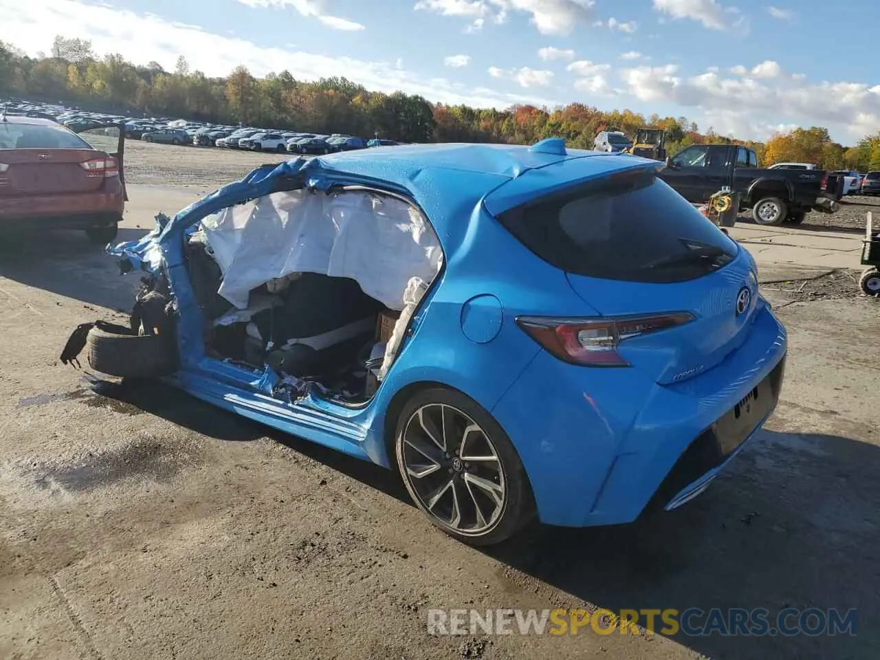 2 Photograph of a damaged car JTNA4MBE1M3126859 TOYOTA COROLLA 2021