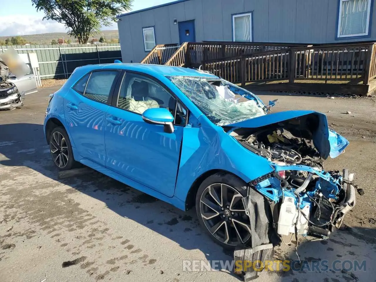 4 Photograph of a damaged car JTNA4MBE1M3126859 TOYOTA COROLLA 2021