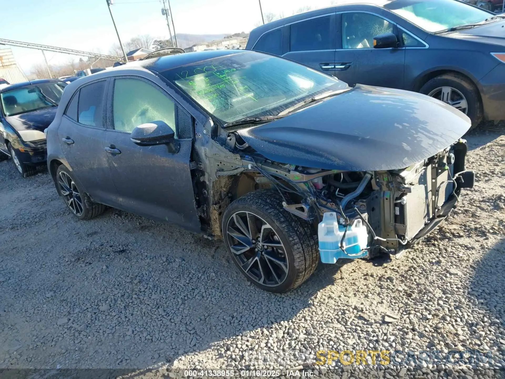 1 Photograph of a damaged car JTNA4MBE2M3140995 TOYOTA COROLLA 2021