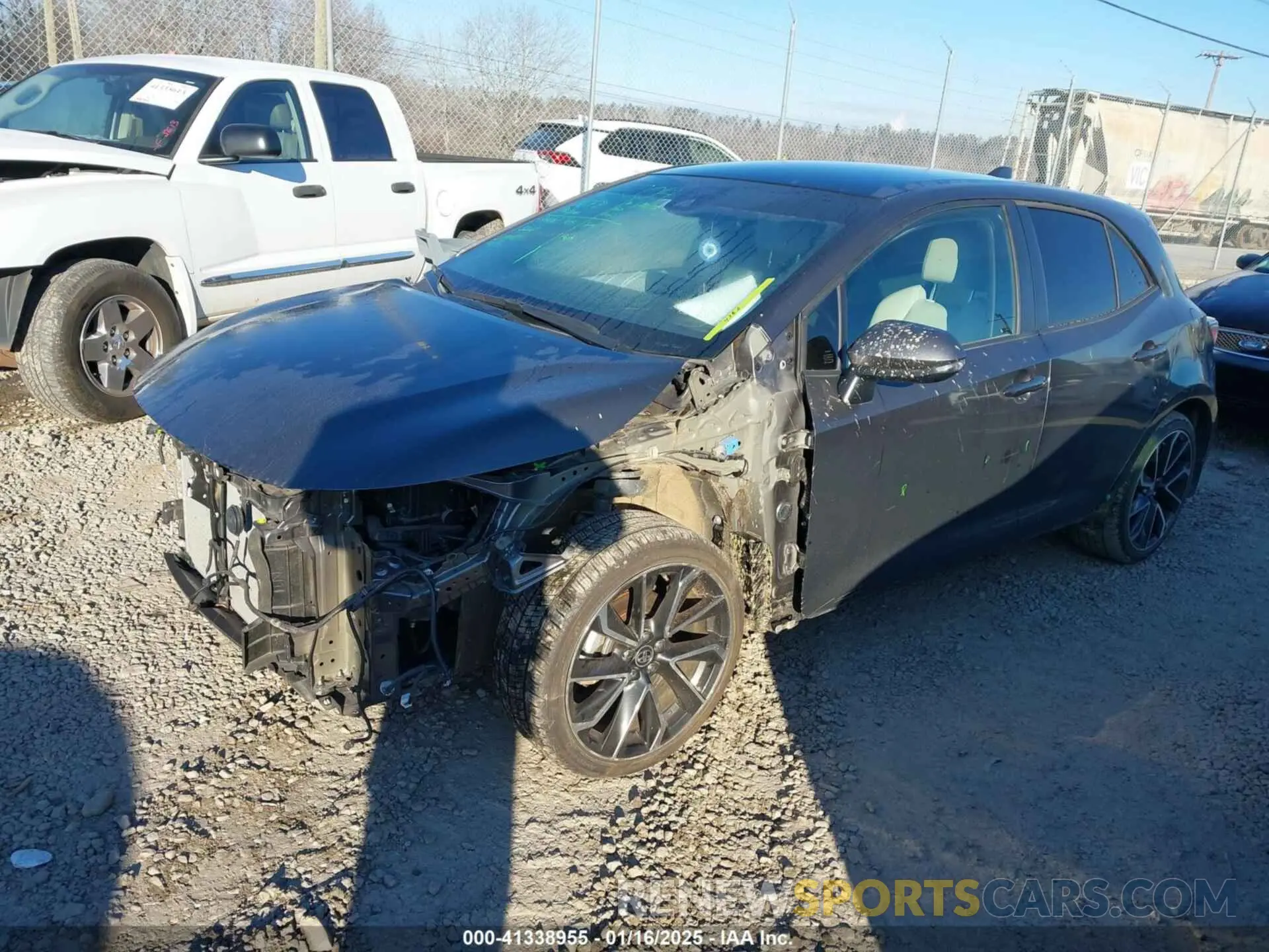 2 Photograph of a damaged car JTNA4MBE2M3140995 TOYOTA COROLLA 2021