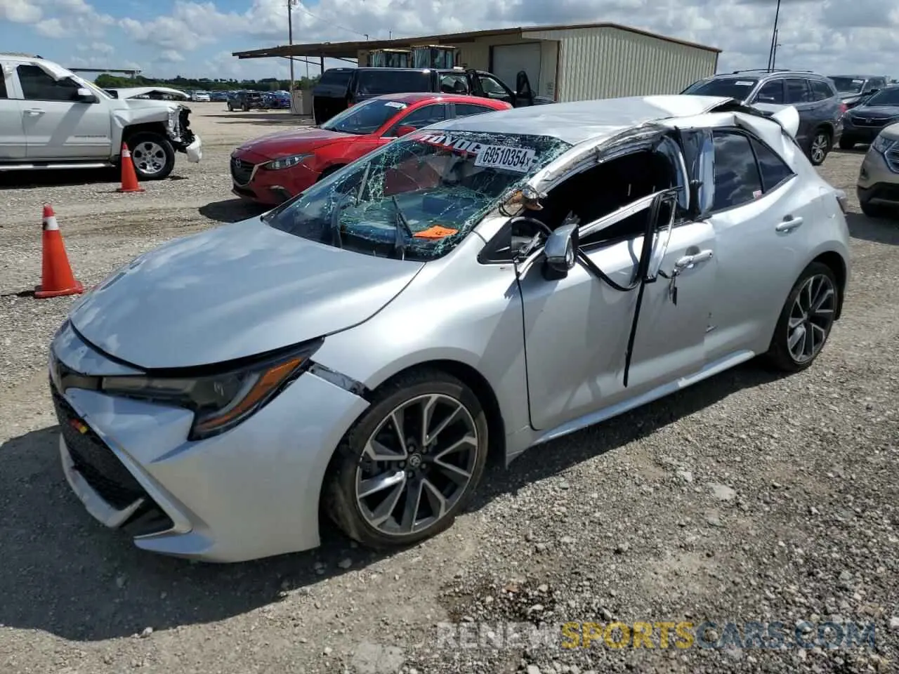 1 Фотография поврежденного автомобиля JTNA4MBE3M3138463 TOYOTA COROLLA 2021