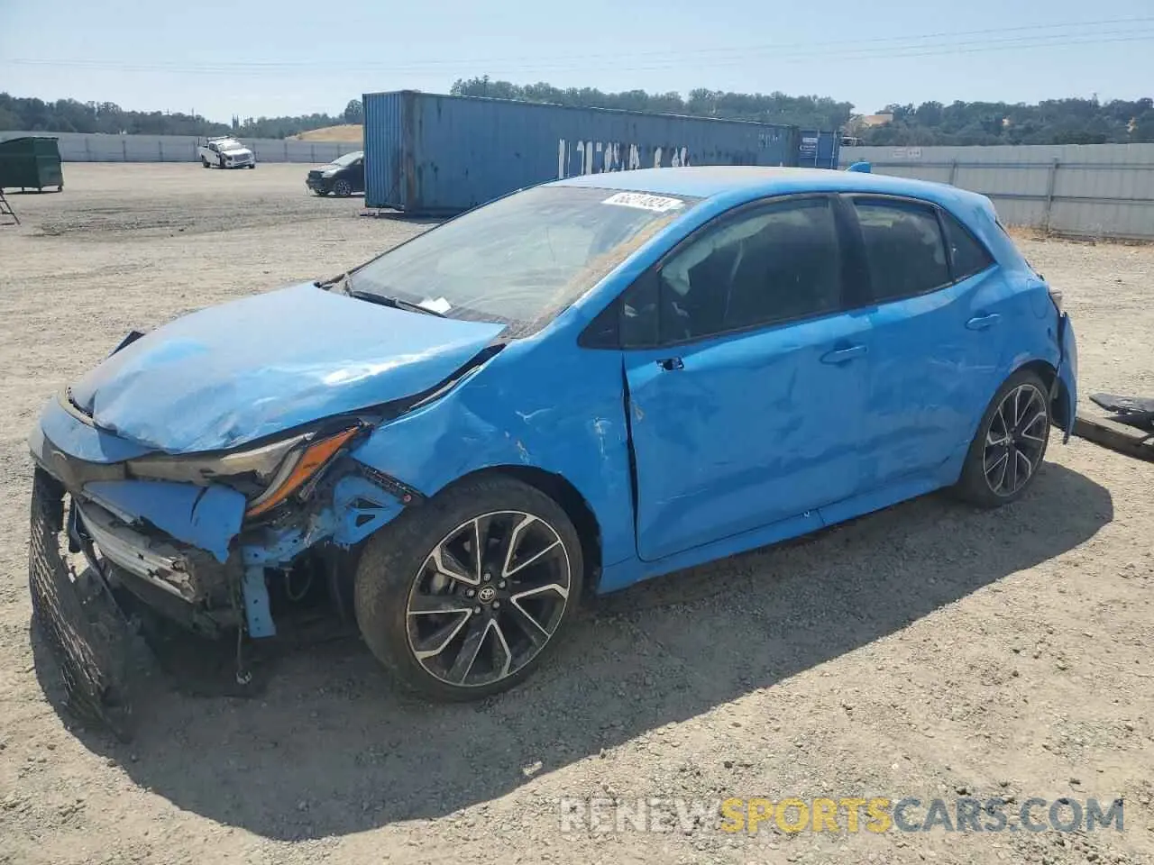 1 Photograph of a damaged car JTNA4MBE8M3129354 TOYOTA COROLLA 2021