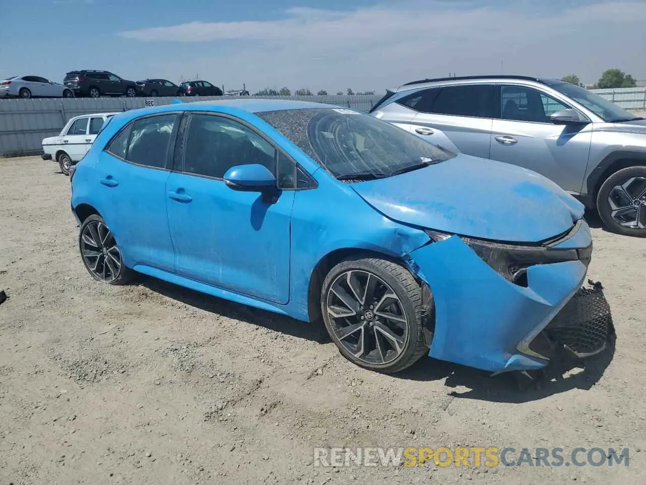 4 Photograph of a damaged car JTNA4MBE8M3129354 TOYOTA COROLLA 2021