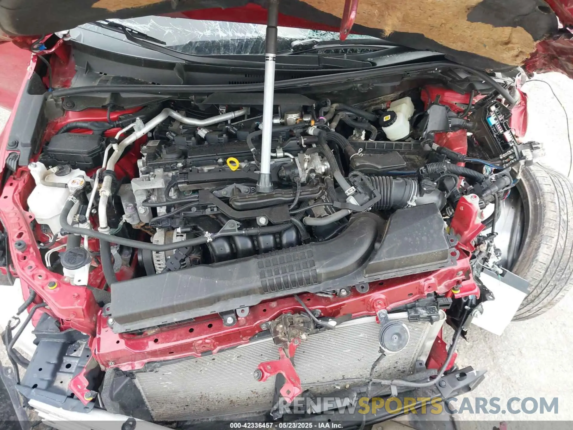 10 Photograph of a damaged car JTNA4MBE9M3140914 TOYOTA COROLLA 2021